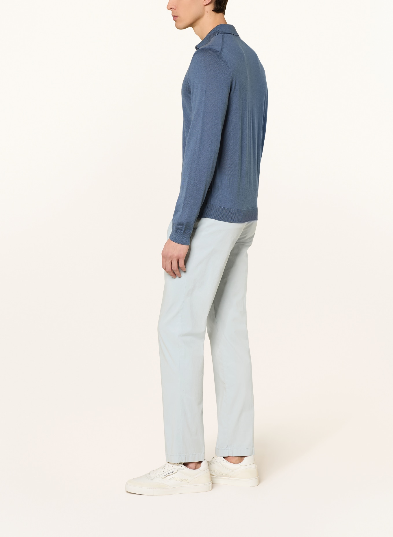 HILTL Slim-fit chinos: LIGHT BLUE