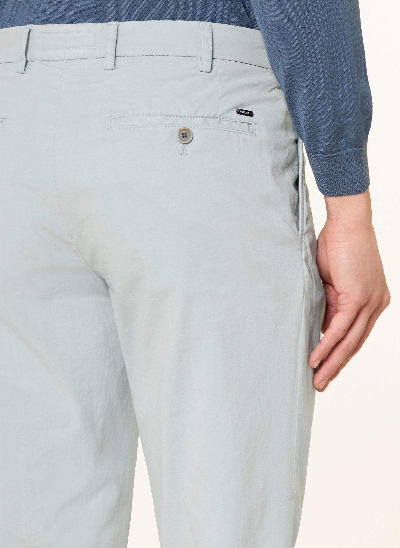 HILTL Slim-fit chinos: LIGHT BLUE