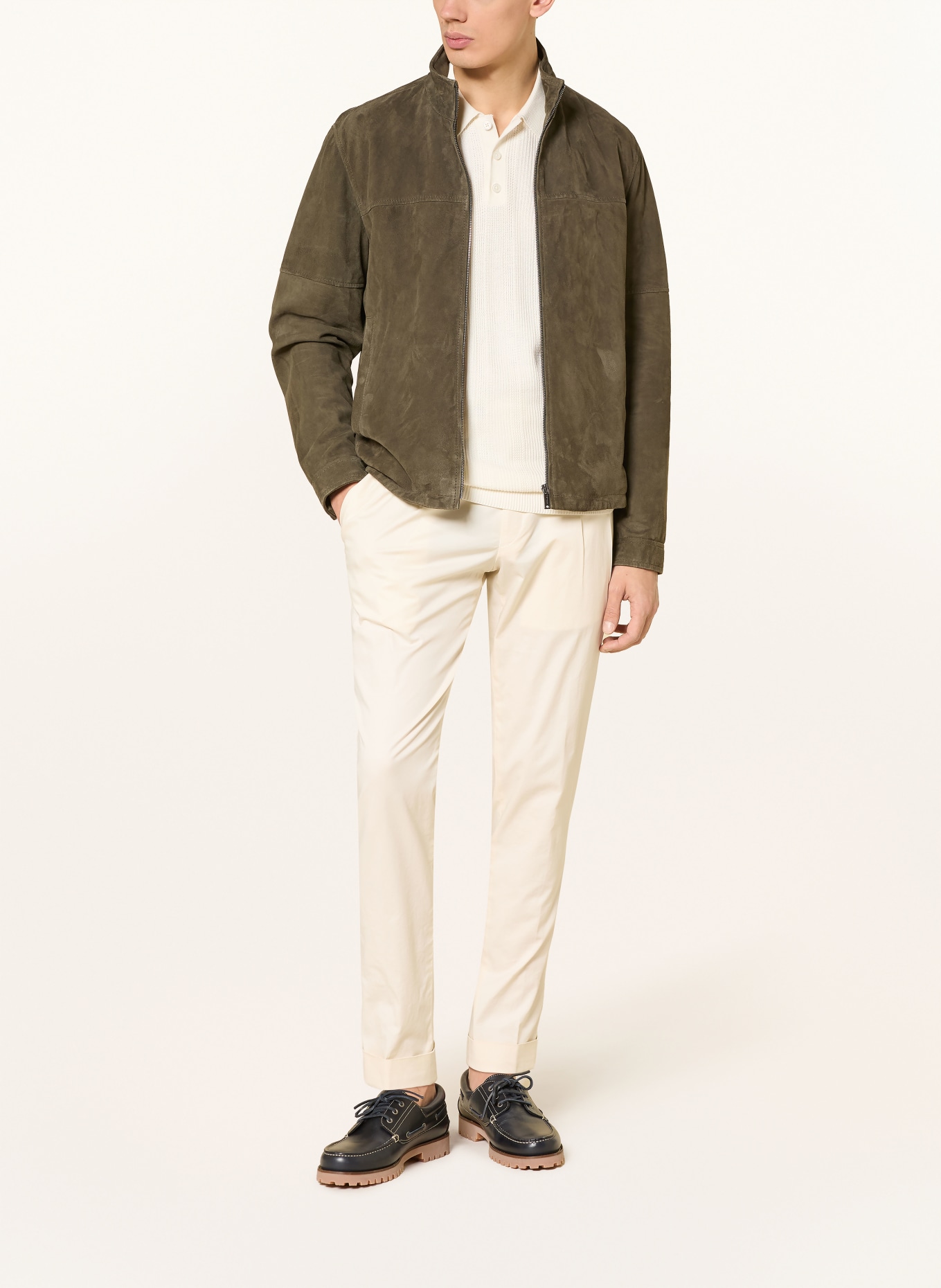 HILTL Broek ARMAC Regular Fit: ECRU