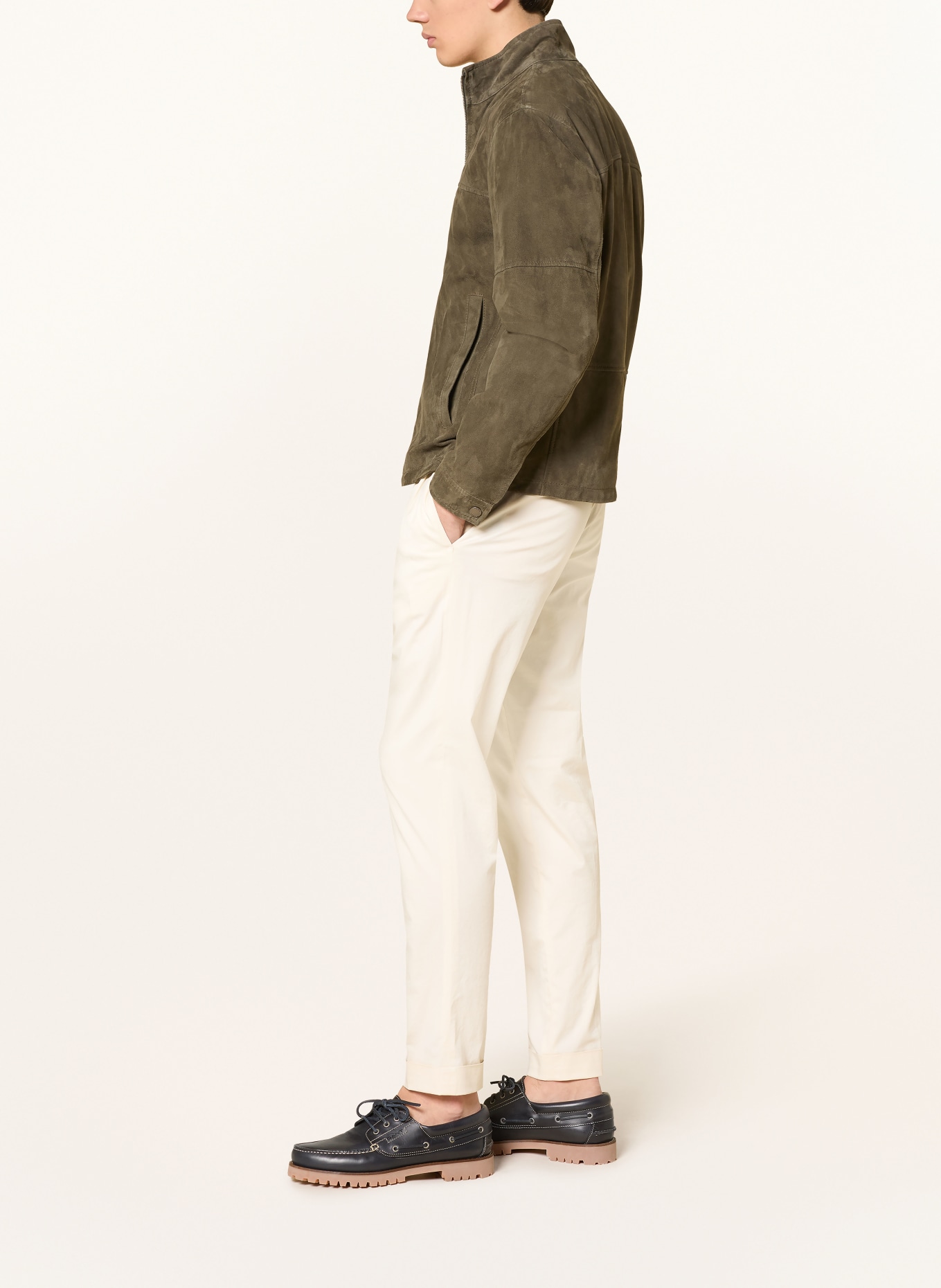 HILTL Broek ARMAC Regular Fit: ECRU