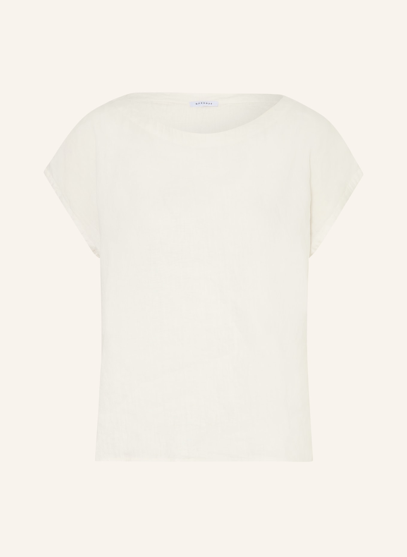 ROSSO35 Linen blouse: ECRU