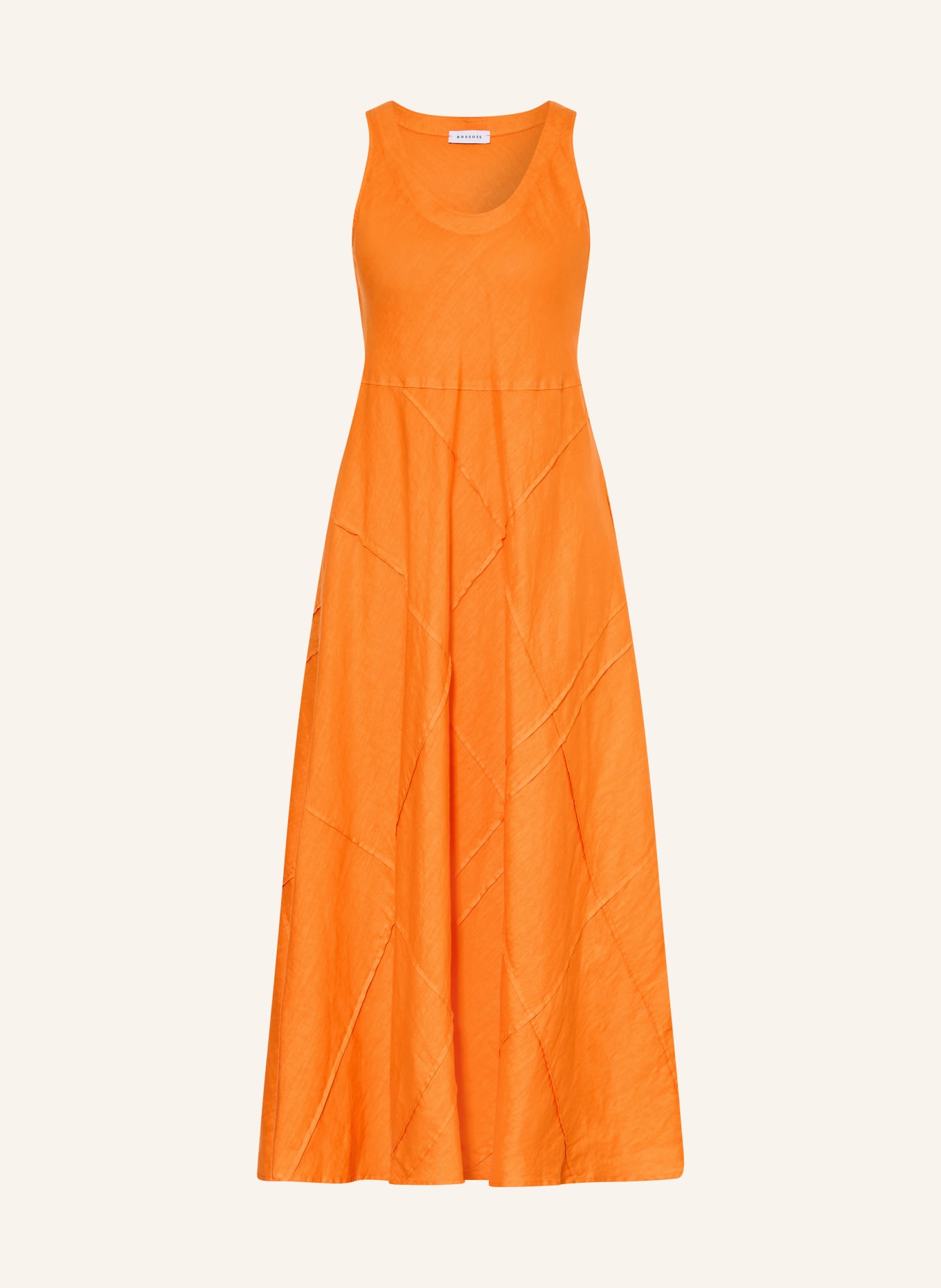 ROSSO35 Leinenkleid: ORANGE