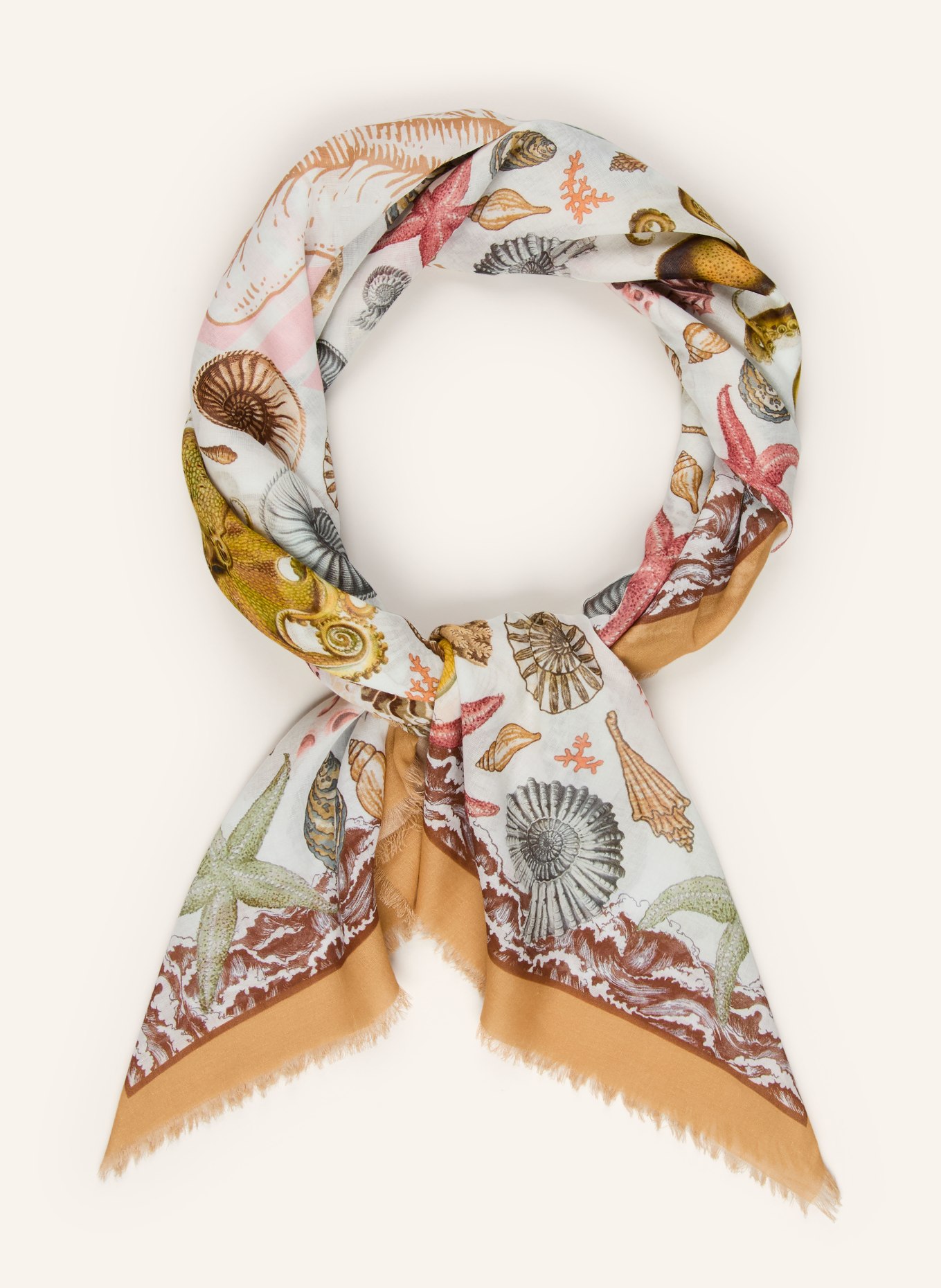 CODELLO doek: WIT / CAMEL / BRUIN