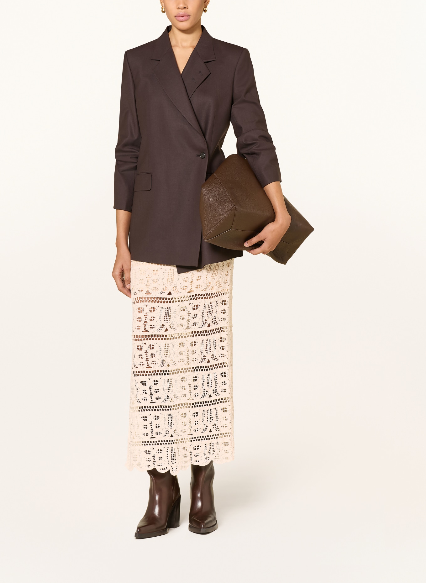 GUESS Gehaakte rok OCTAVIA: ECRU