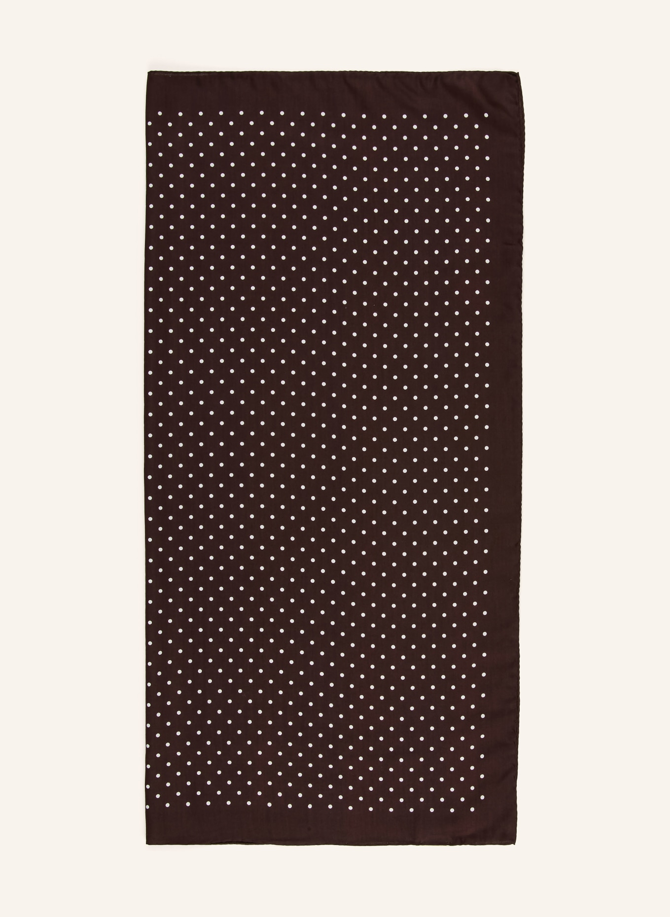 destin Tuch: DUNKELBRAUN / WEISS
