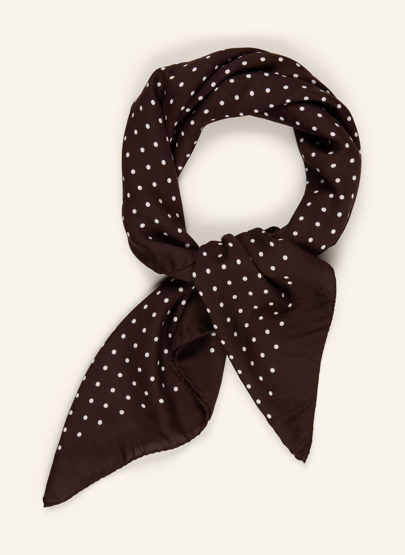 destin Tuch: DUNKELBRAUN / WEISS