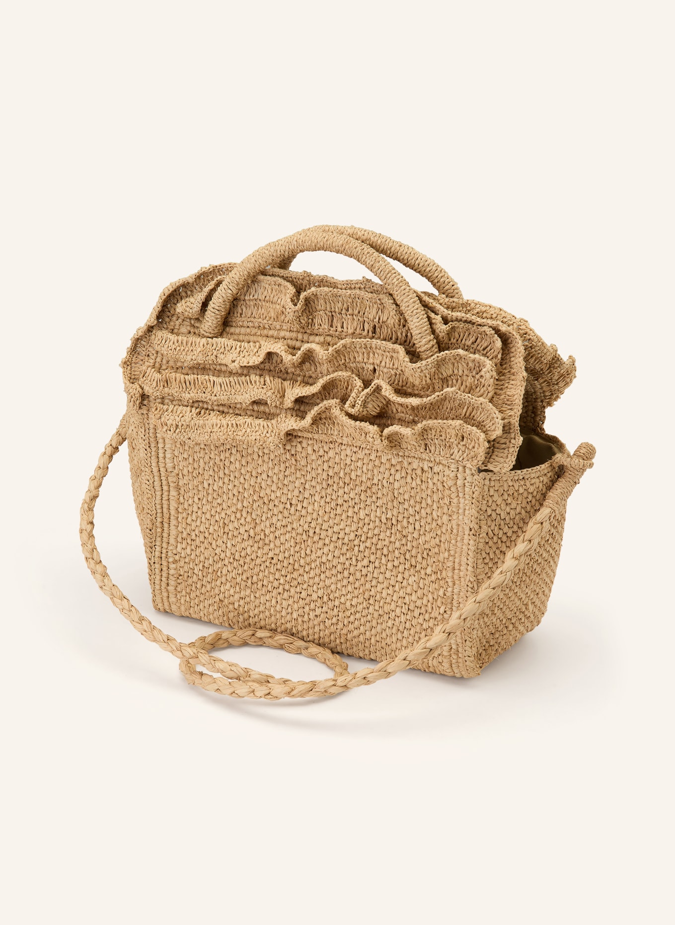 IBELIV Handtasche: BEIGE