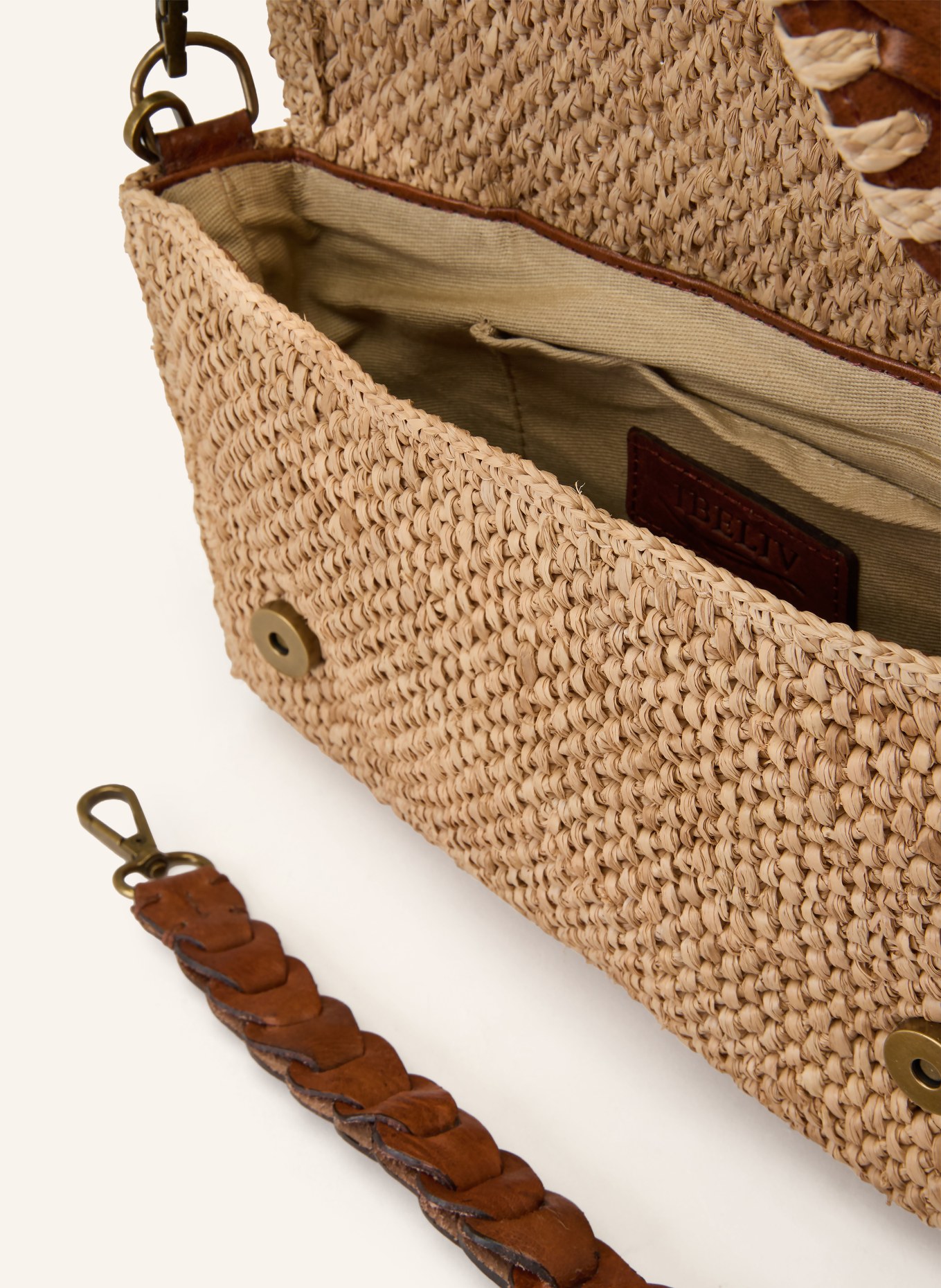 IBELIV Umhängetasche OPERA: BEIGE / BRAUN