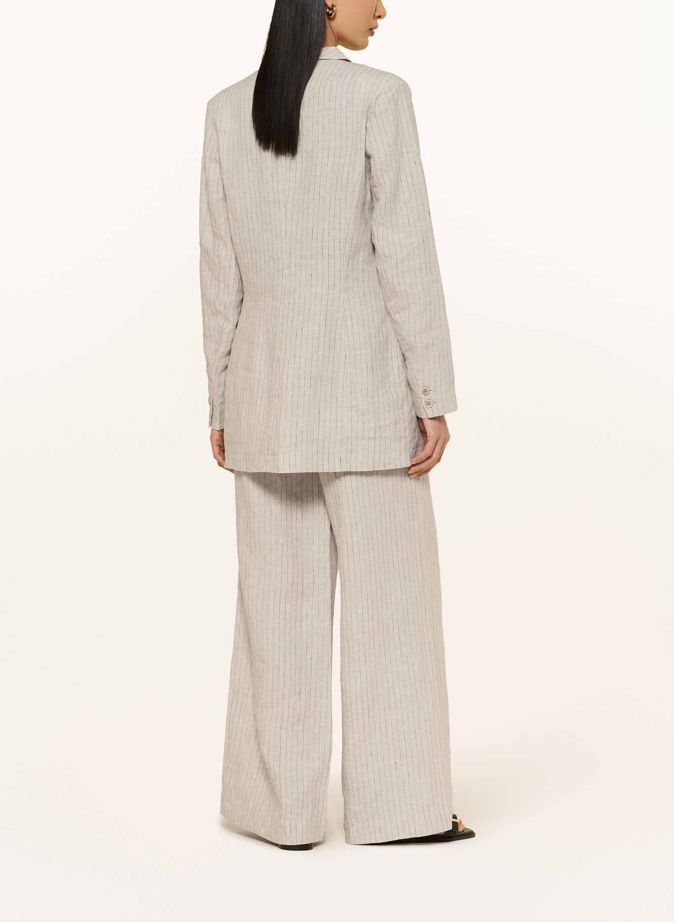 lilienfels Marlenehose aus Leinen: BEIGE