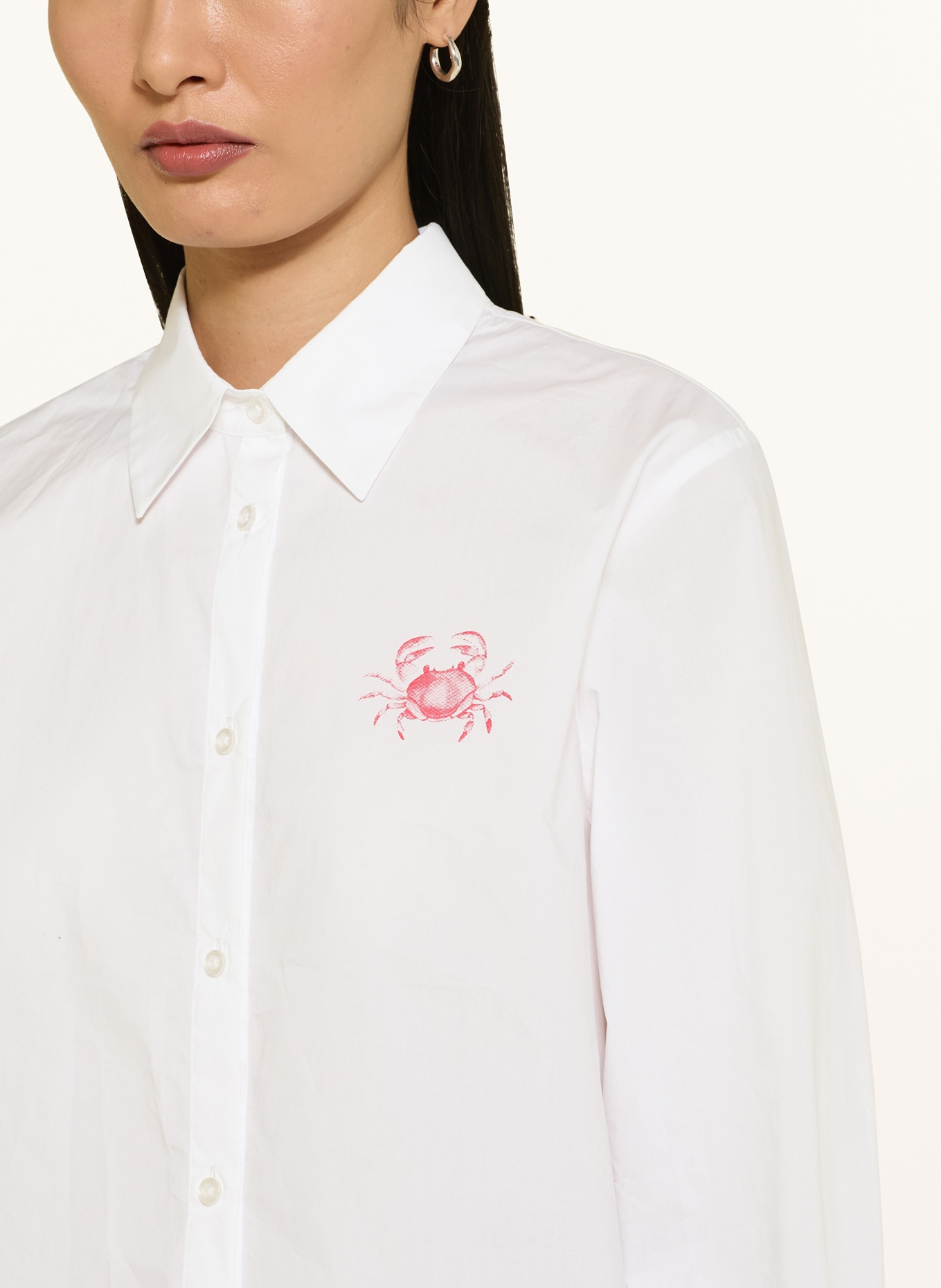 lilienfels overhemdblouse: WIT / ZWART