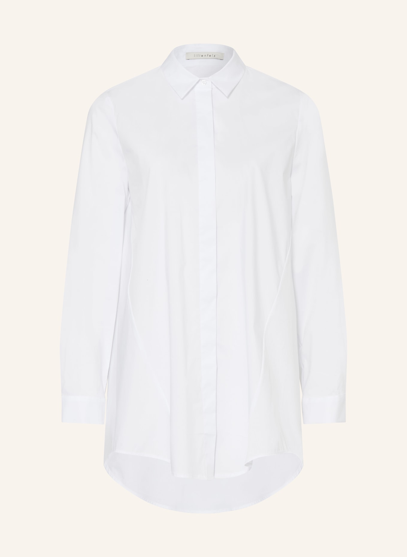 lilienfels Oversized overhemdblouse: WIT