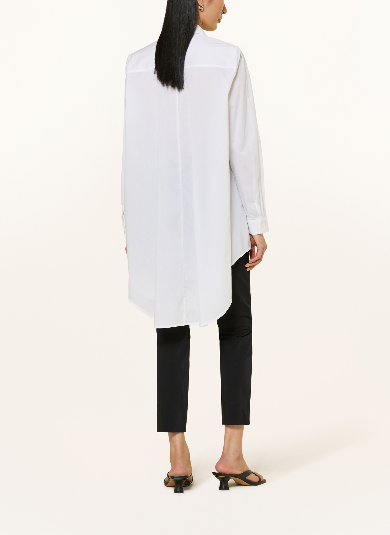 lilienfels Oversized overhemdblouse: WIT