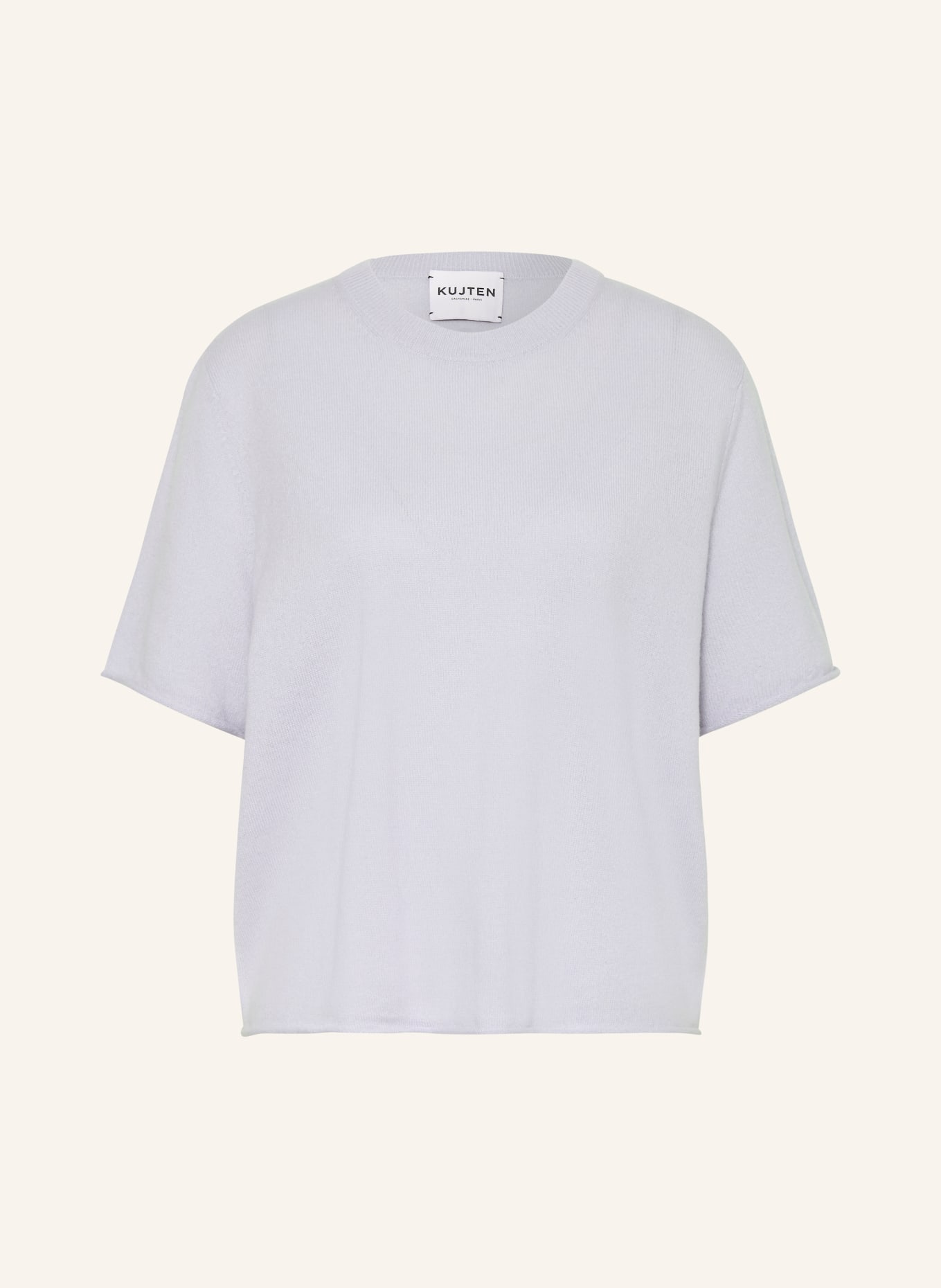 KUJTEN Strickshirt aus Cashmere: HELLBLAU