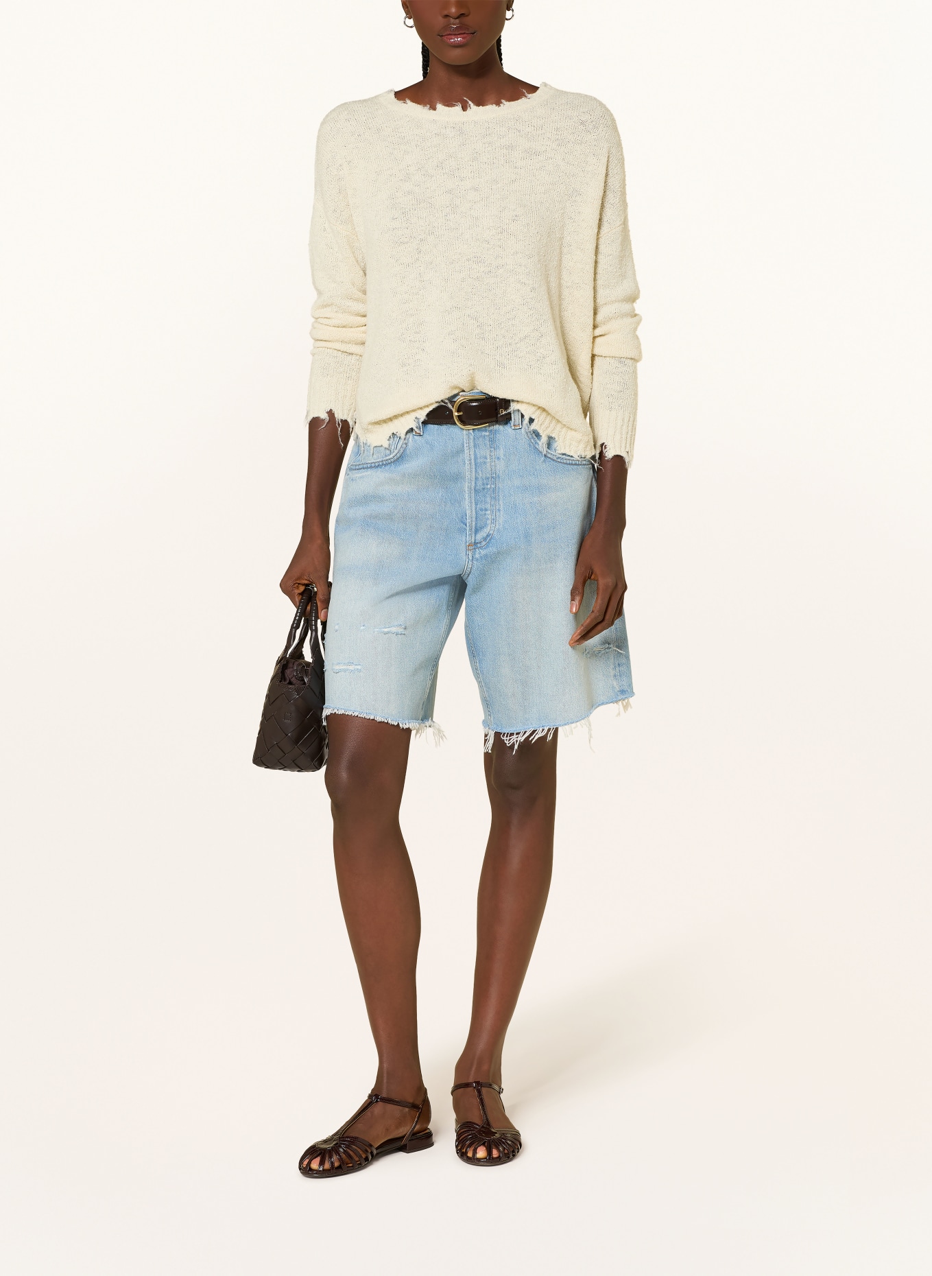 KUJTEN Cashmere-Pullover MELA: ECRU