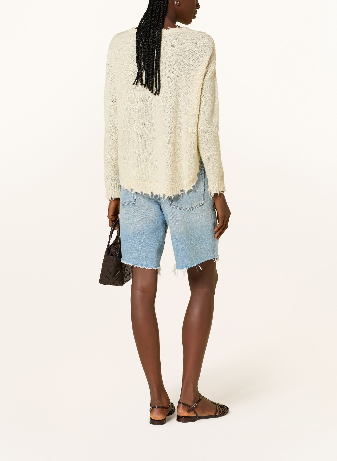 KUJTEN Cashmere-Pullover MELA: ECRU