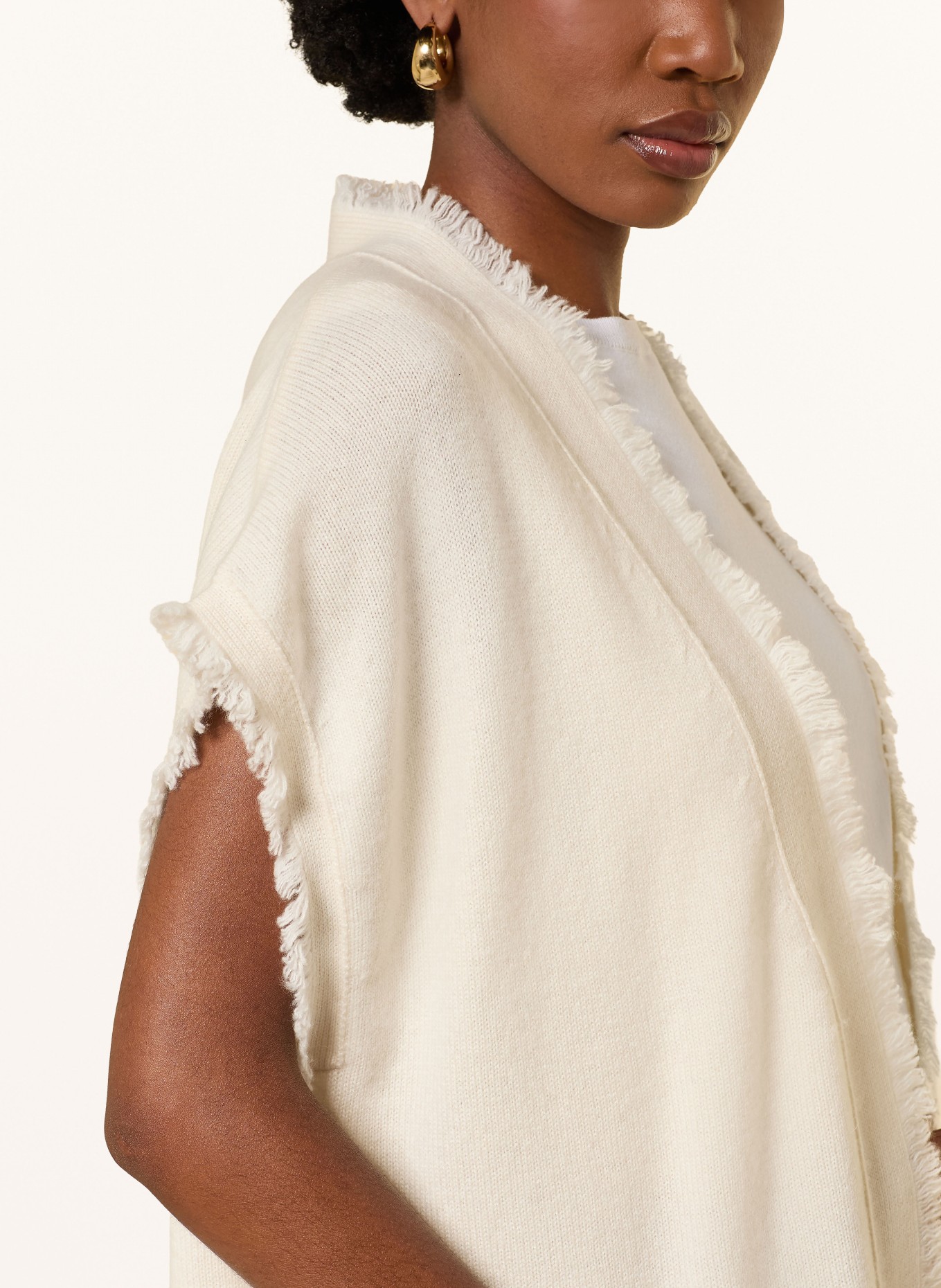 KUJTEN Strickhülle NESSA aus Cashmere: WEISS