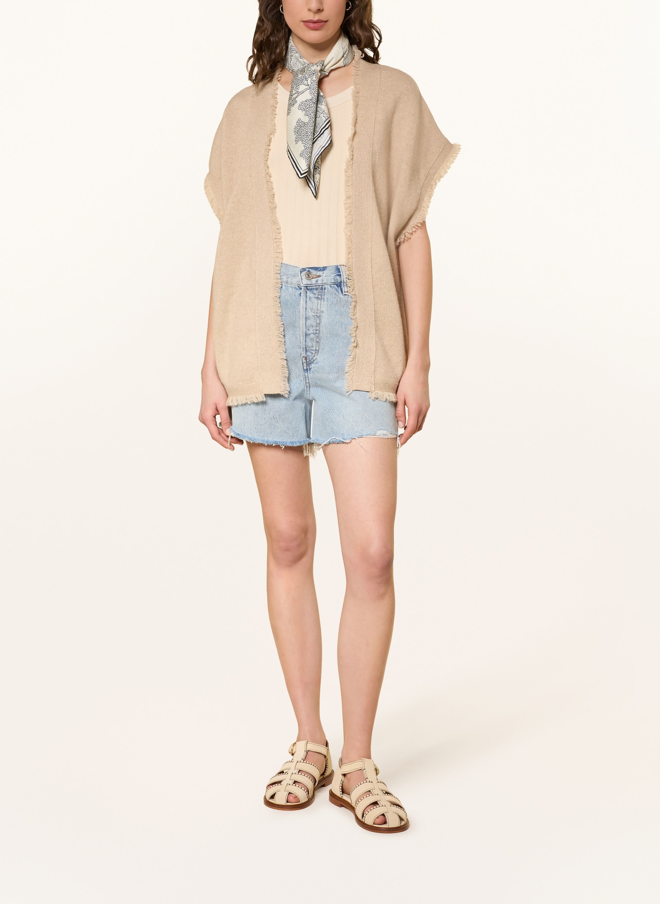 KUJTEN Strickhülle NESSA aus Cashmere: BEIGE