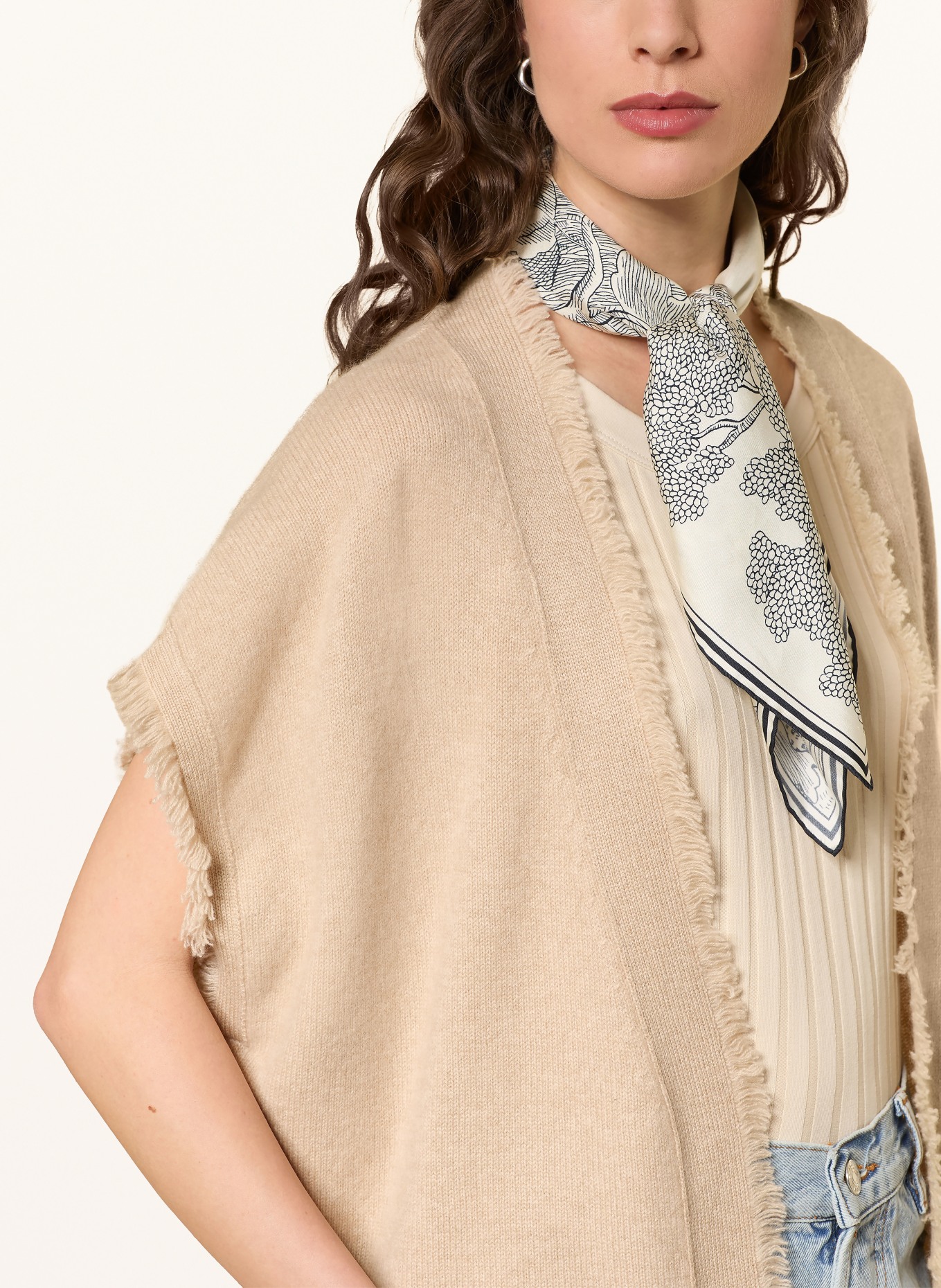 KUJTEN Strickhülle NESSA aus Cashmere: BEIGE