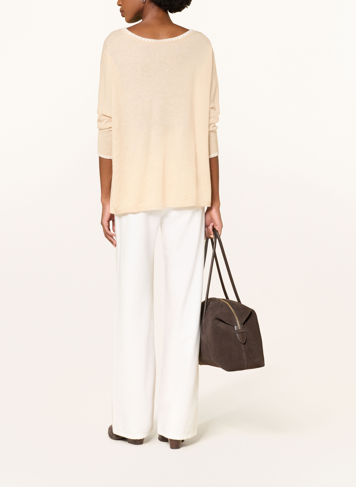 KUJTEN Pull en cachemire AMINIE: BEIGE