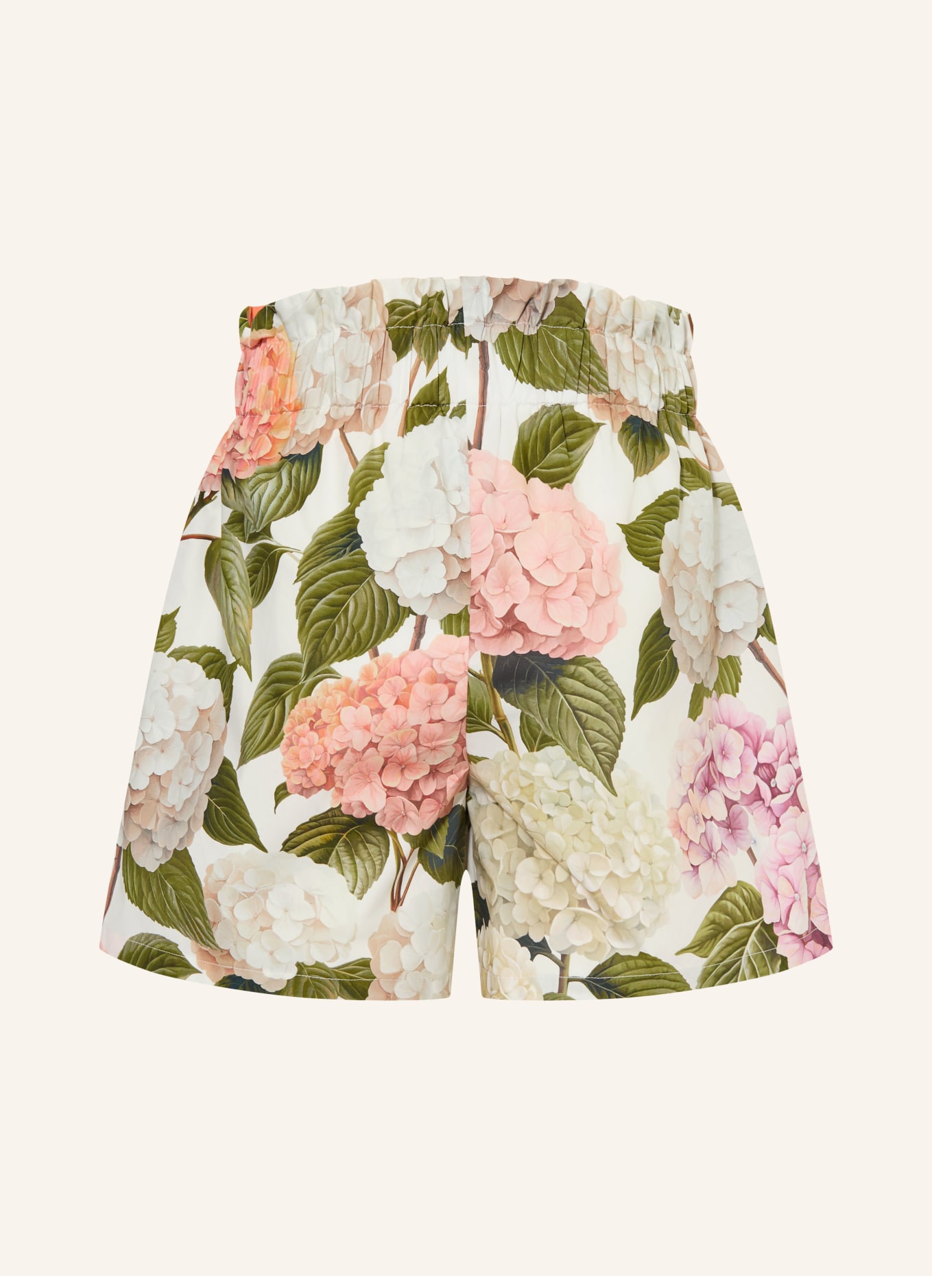 DOLCE & GABBANA Šortky typu paperbag: BÍLÁ / RŮŽOVÁ / ZELENÁ