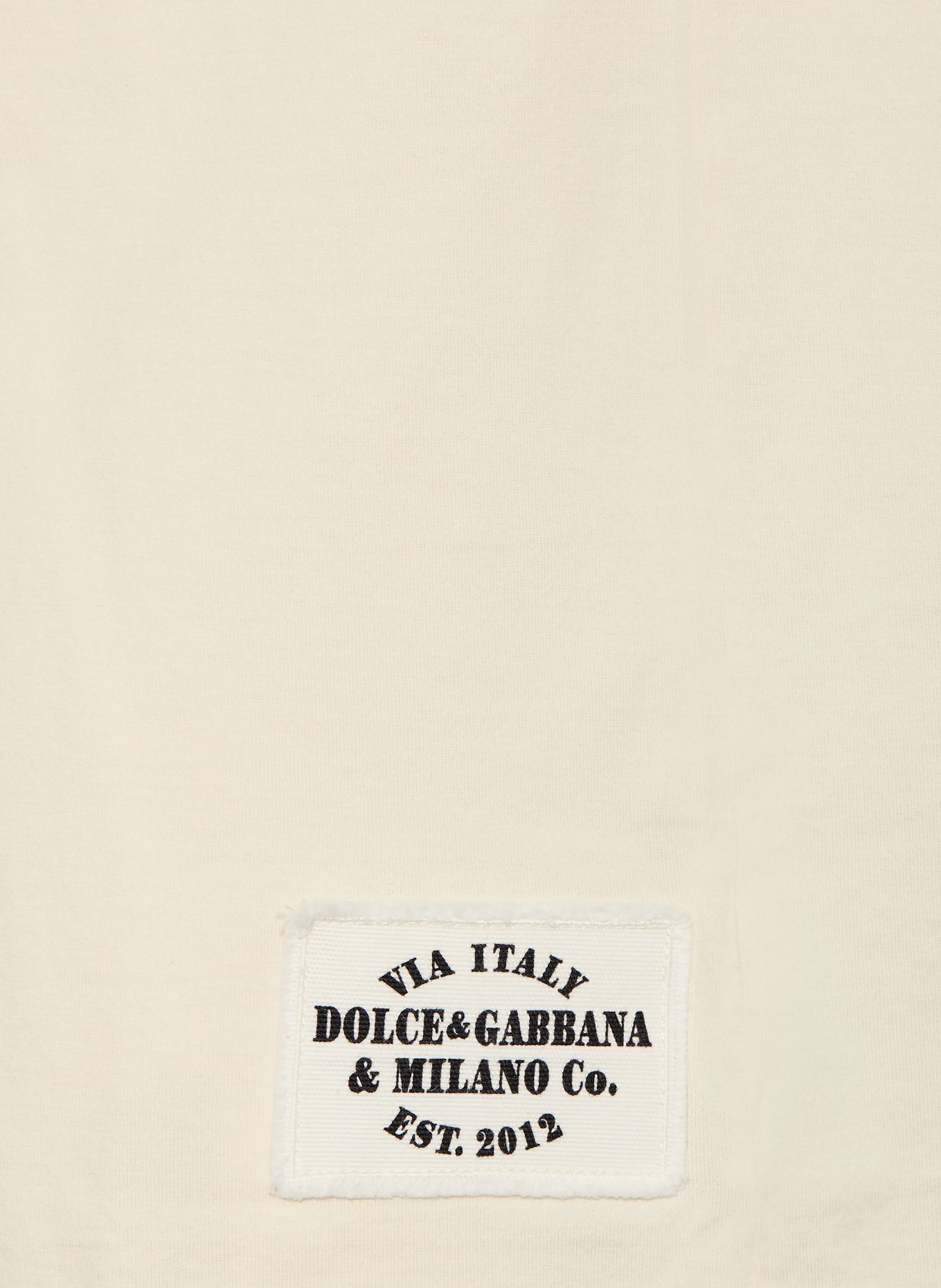 DOLCE & GABBANA T-shirt: CRÈME