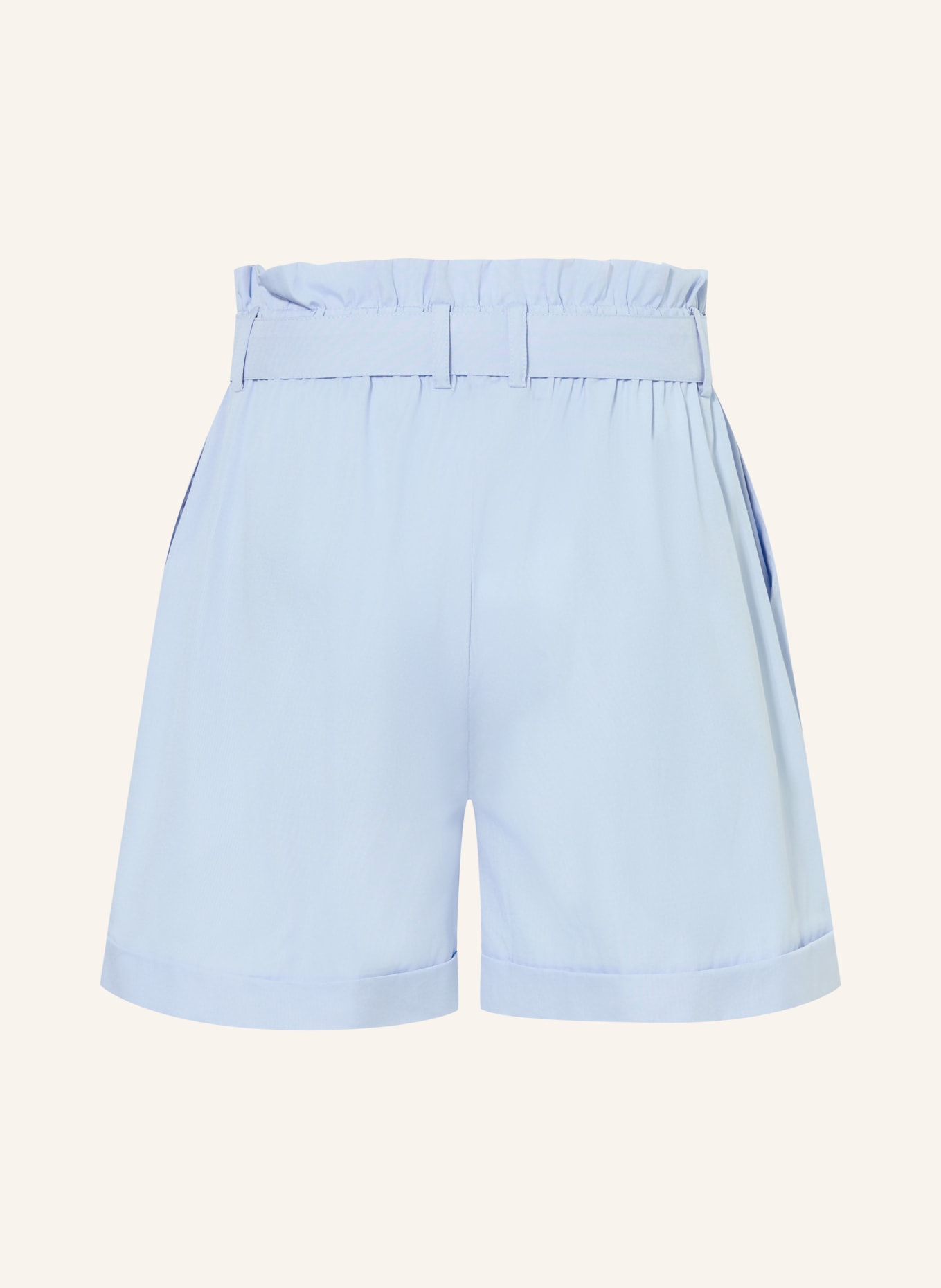 DOLCE & GABBANA Šortky typu paperbag s ozdobnými kamínky a flitry: TMAVĚ MODRÁ