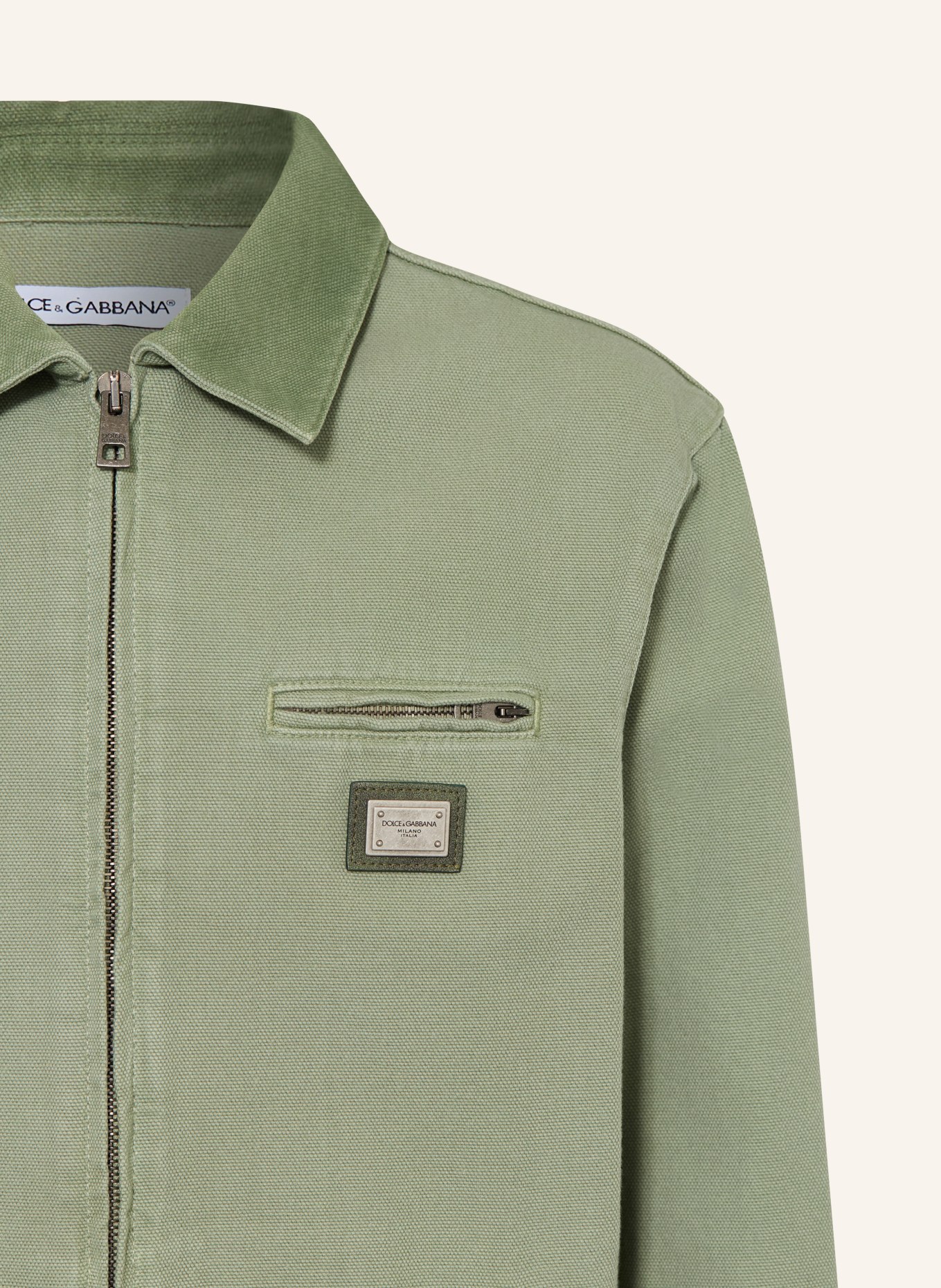 DOLCE & GABBANA Jacke: V3732 VERDE SALVIA