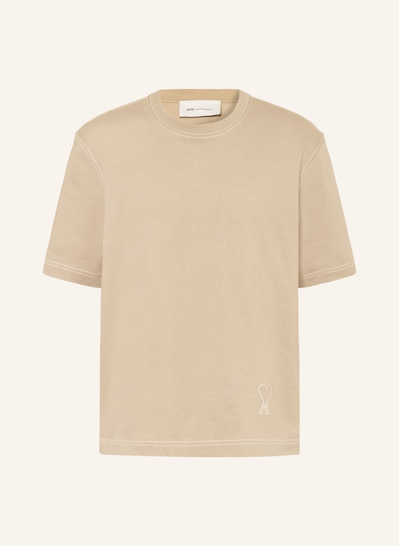AMI PARIS T-shirt: BEIGE