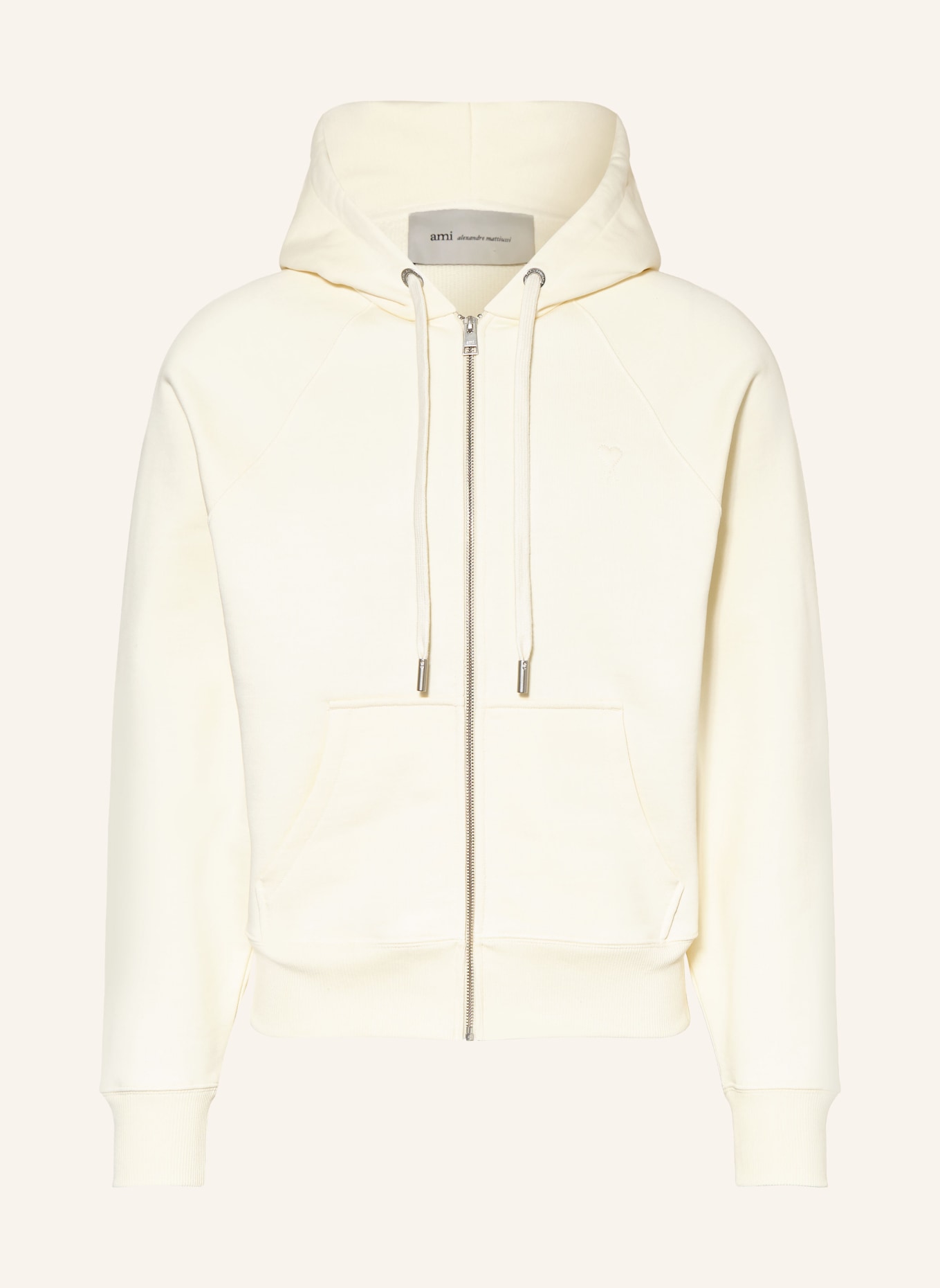 AMI PARIS sweatjack: LICHTGEEL