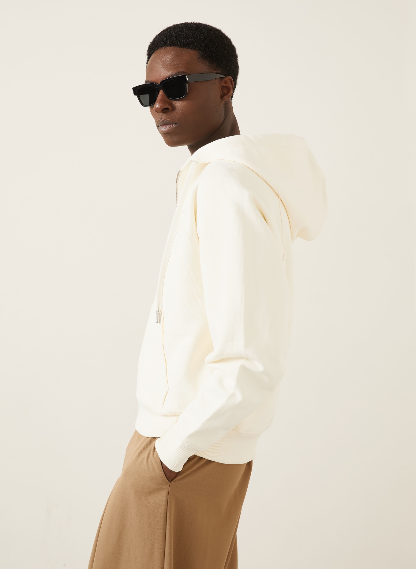 AMI PARIS sweatjack: LICHTGEEL