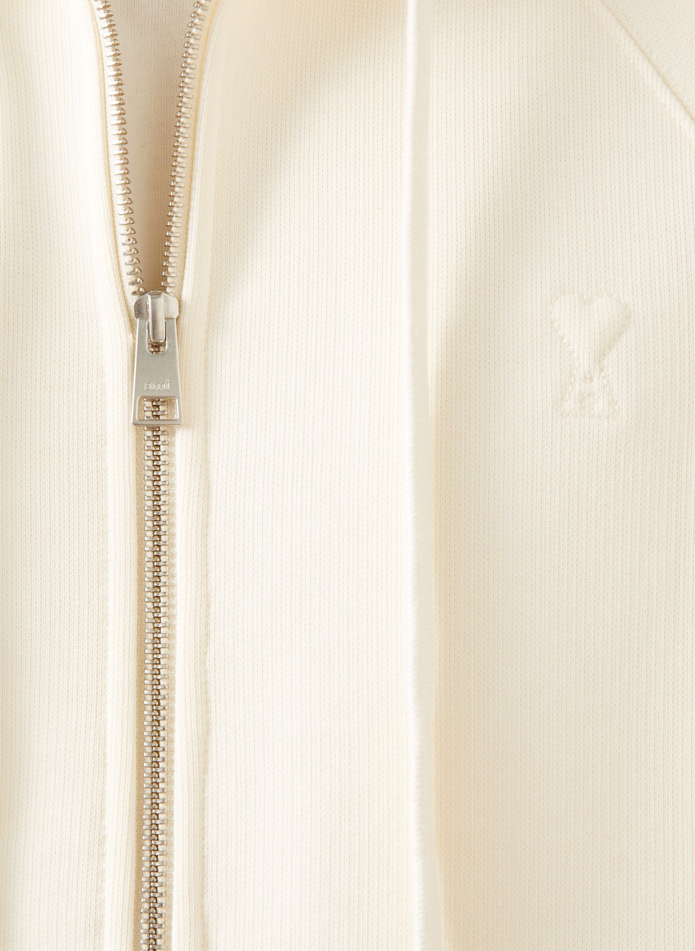 AMI PARIS sweatjack: LICHTGEEL