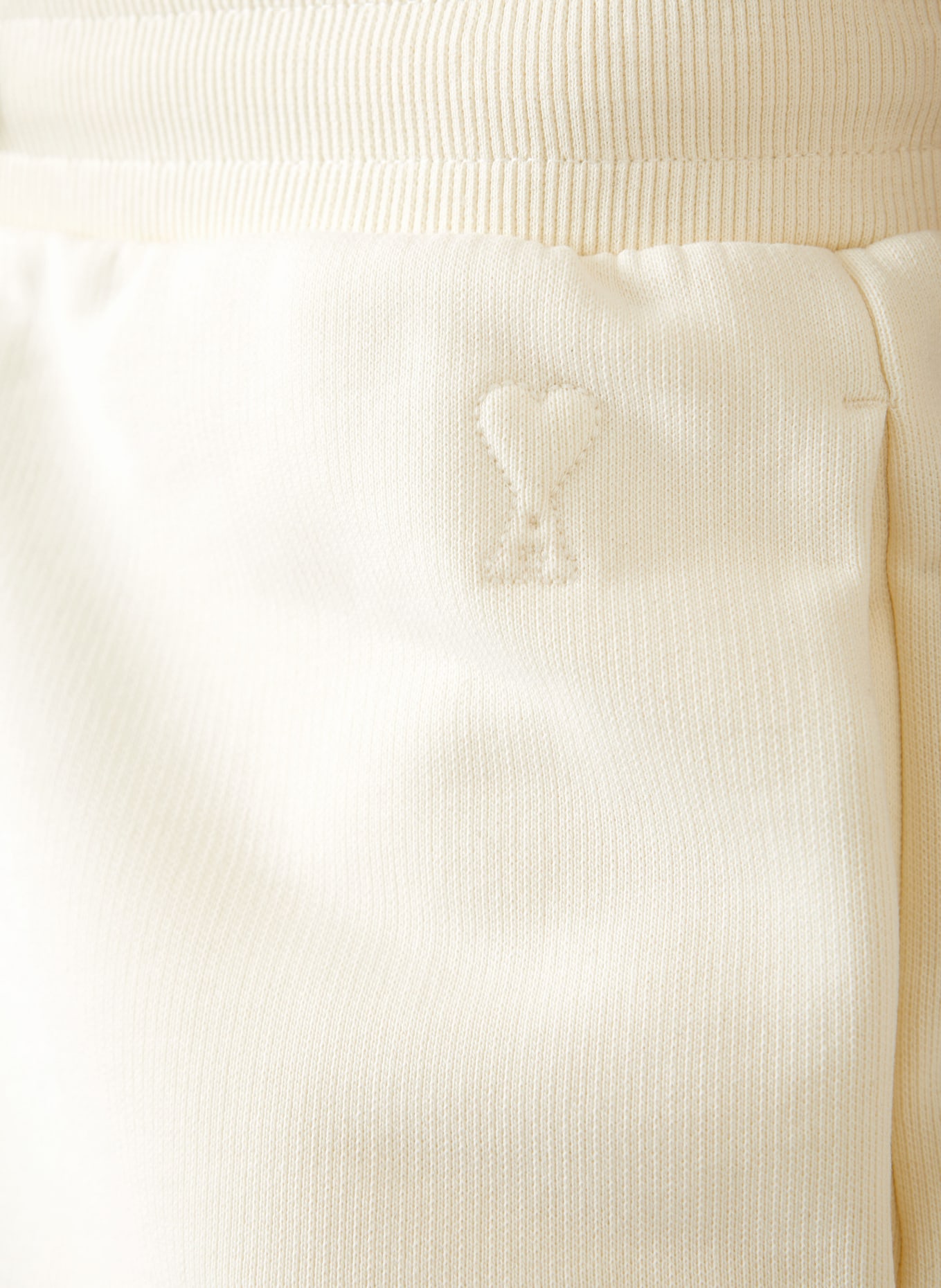 AMI PARIS short de survêtement: CRÈME