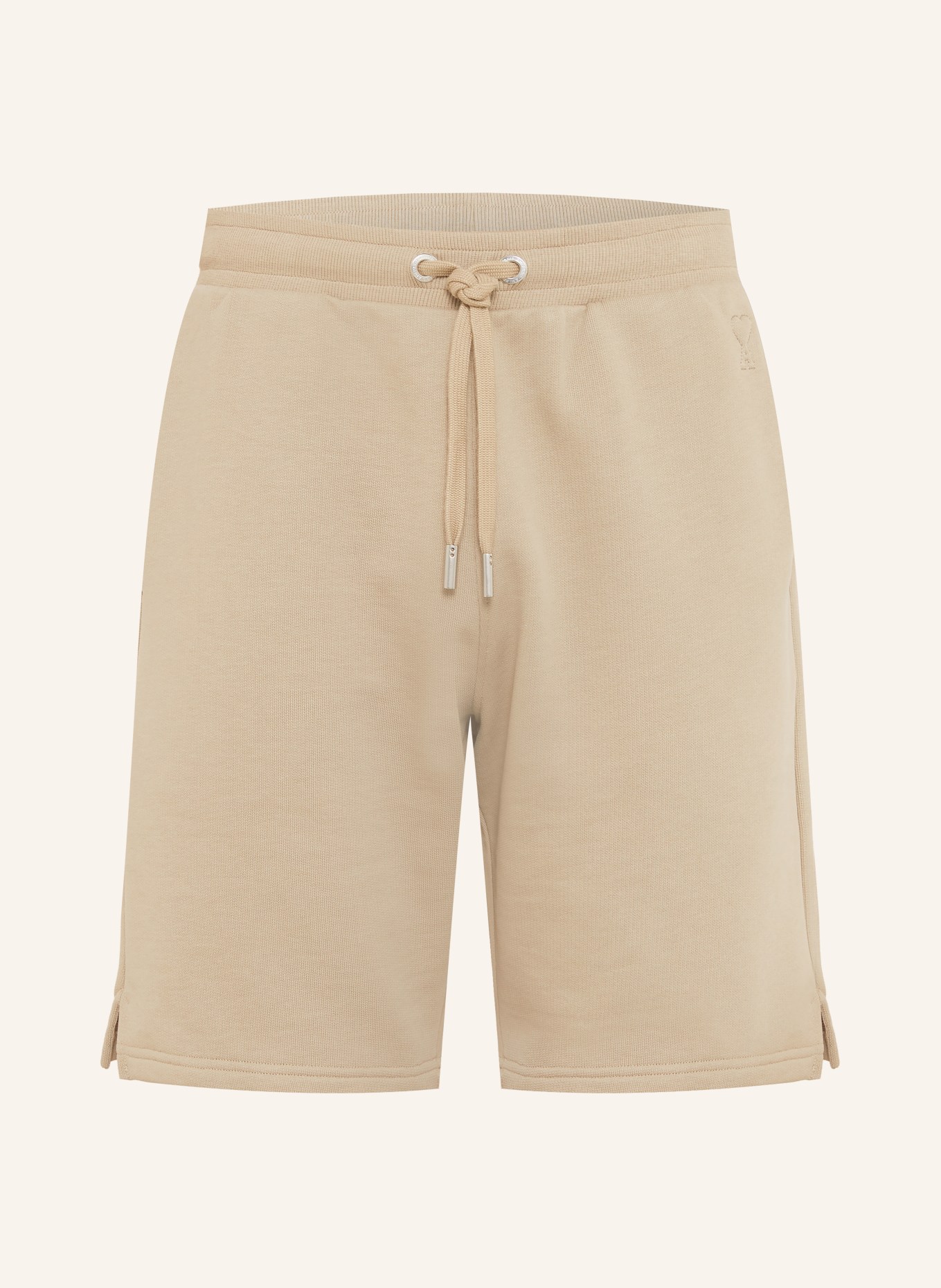 AMI PARIS Sweatshorts: BEIGE