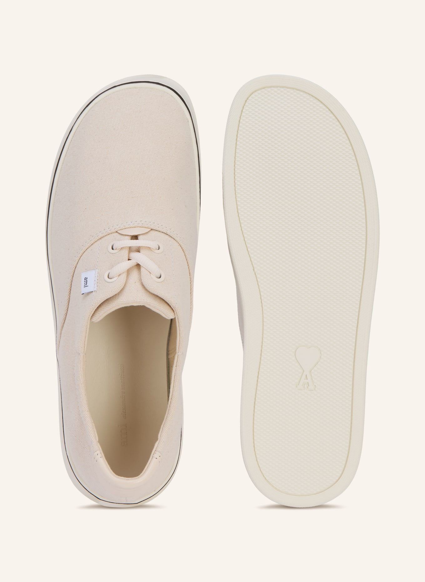 AMI PARIS baskets: CRÈME / BLANC / NOIR