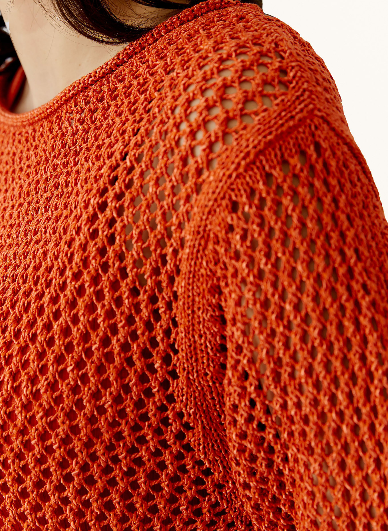 oui Pullover: DUNKELORANGE