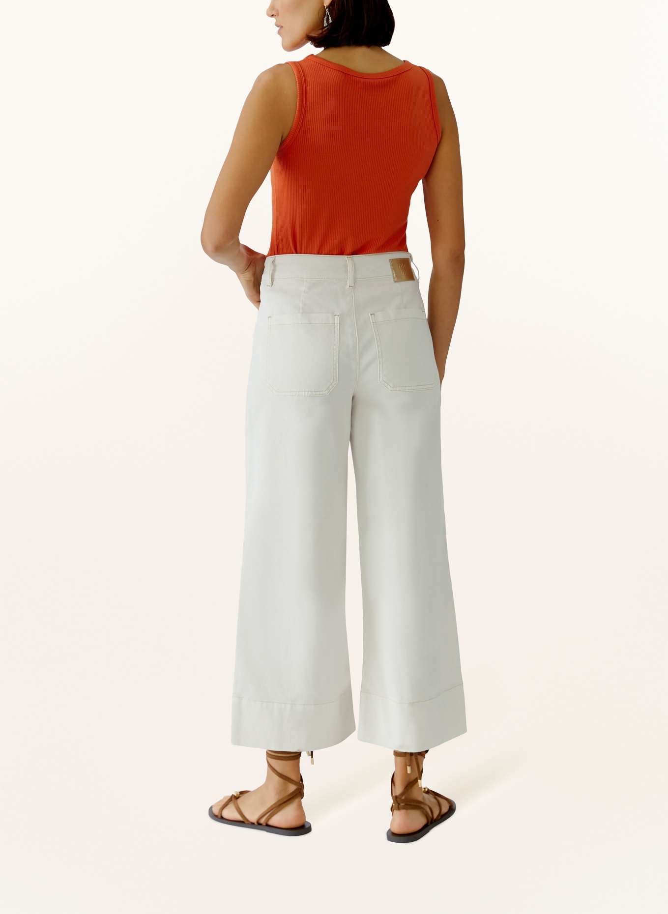 oui Dżinsy z krótkimi nogawkami: 1042 eggnog