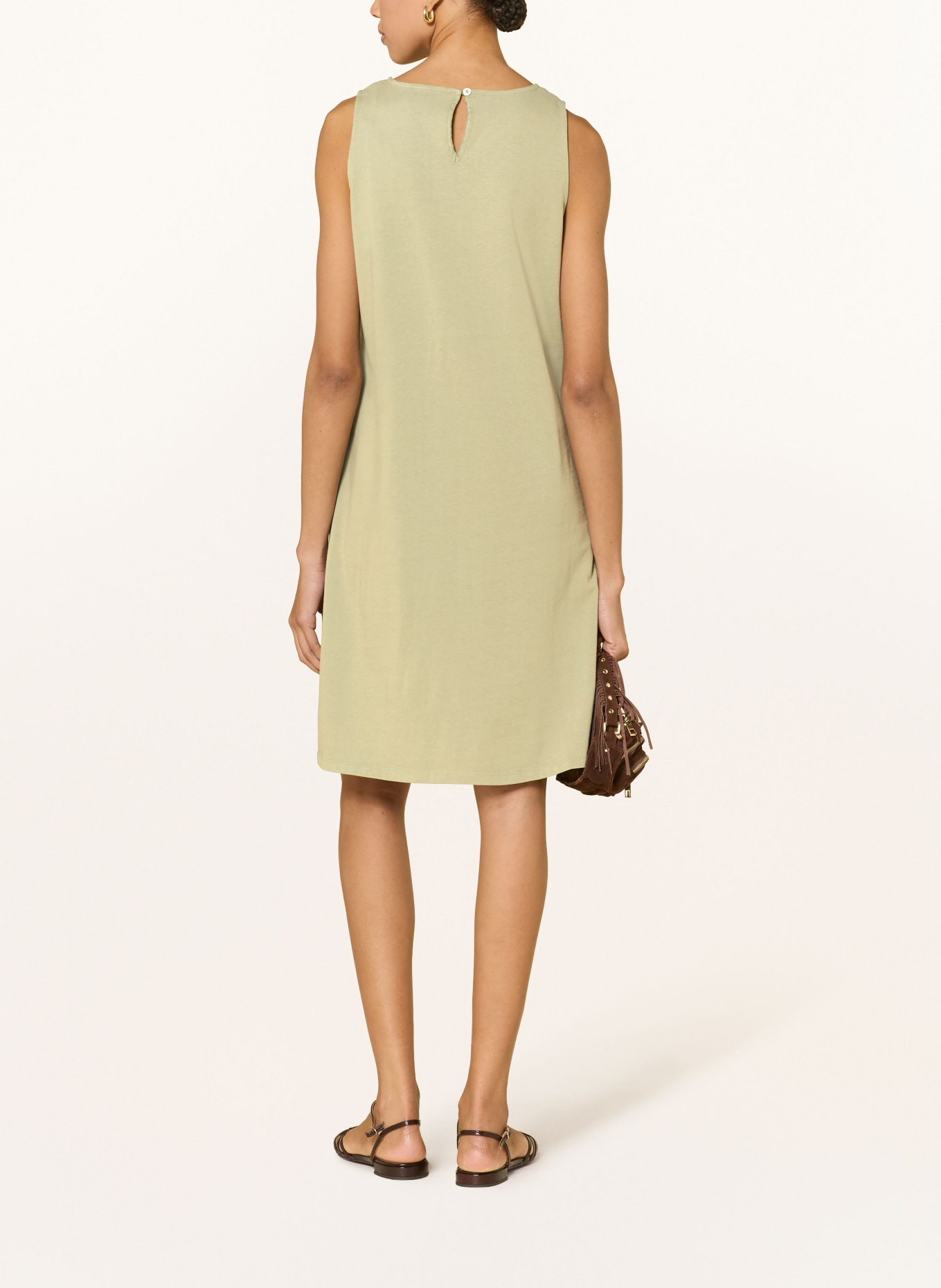 oui Leinenkleid: HELLGRÜN