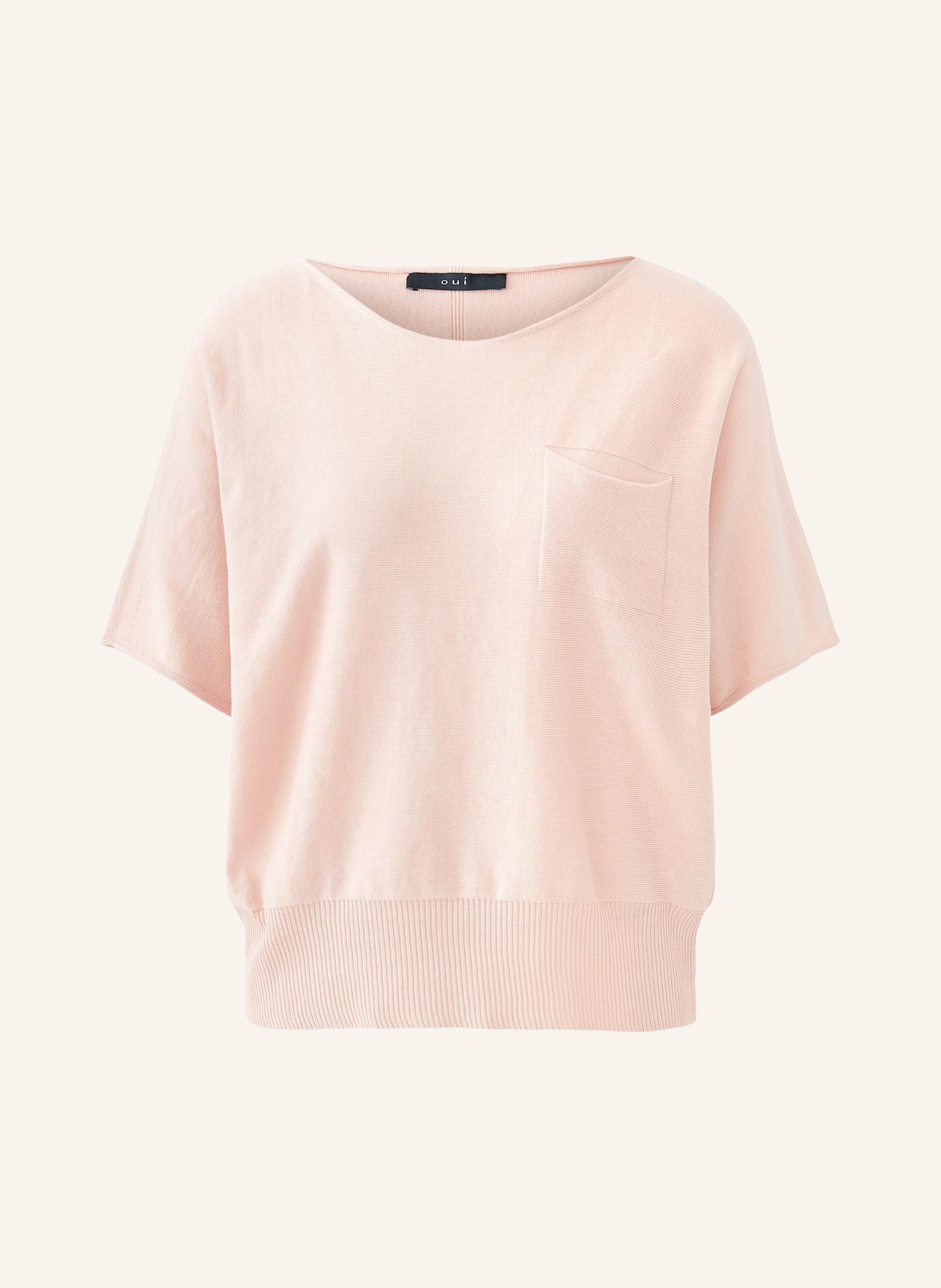 oui Knit shirt: ECRU