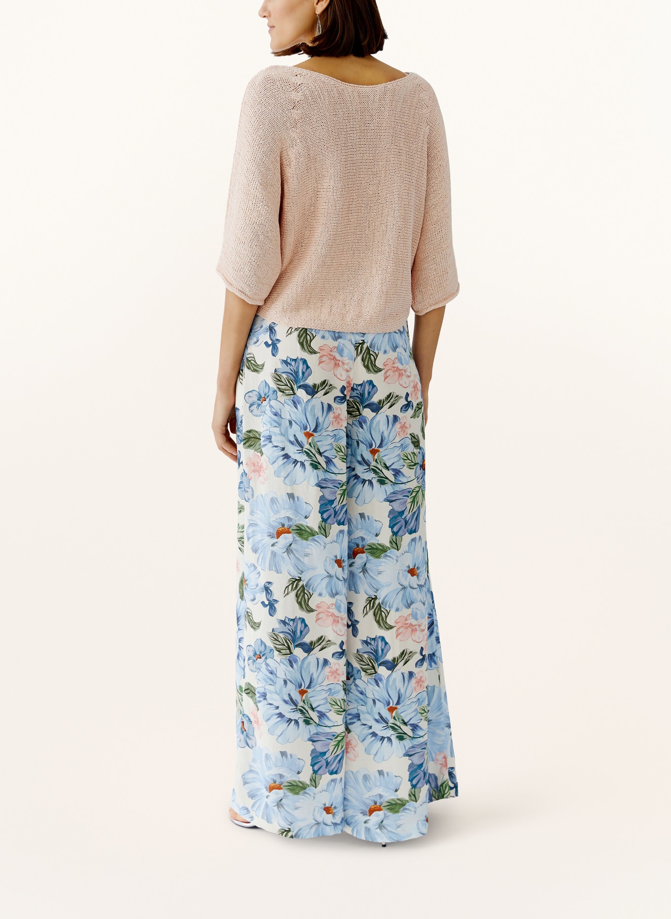 oui Gebreid shirt met 3/4-mouwen: ROSÉGOUD