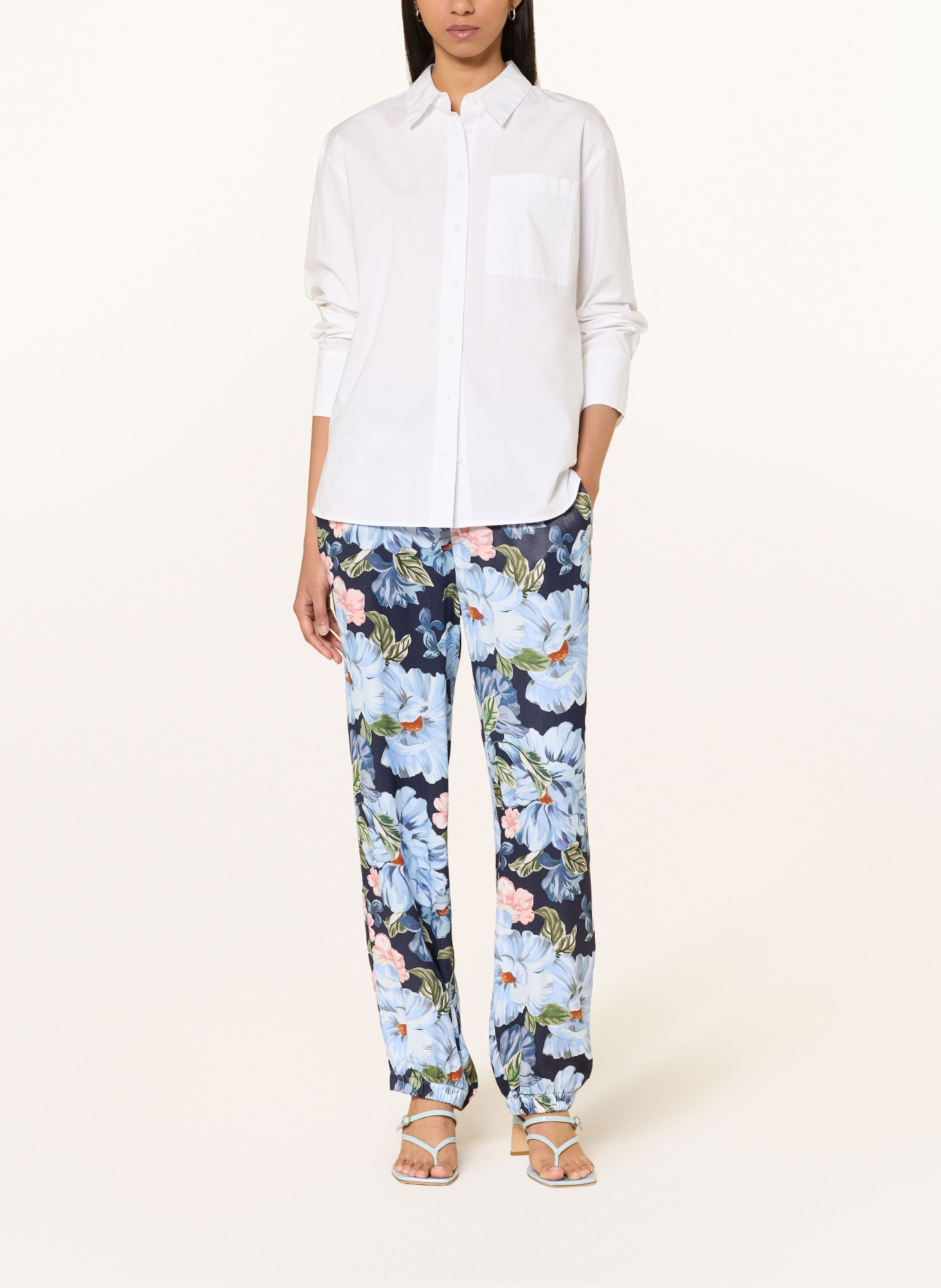 oui Broek: BLAUW / LICHTROOD / GROEN