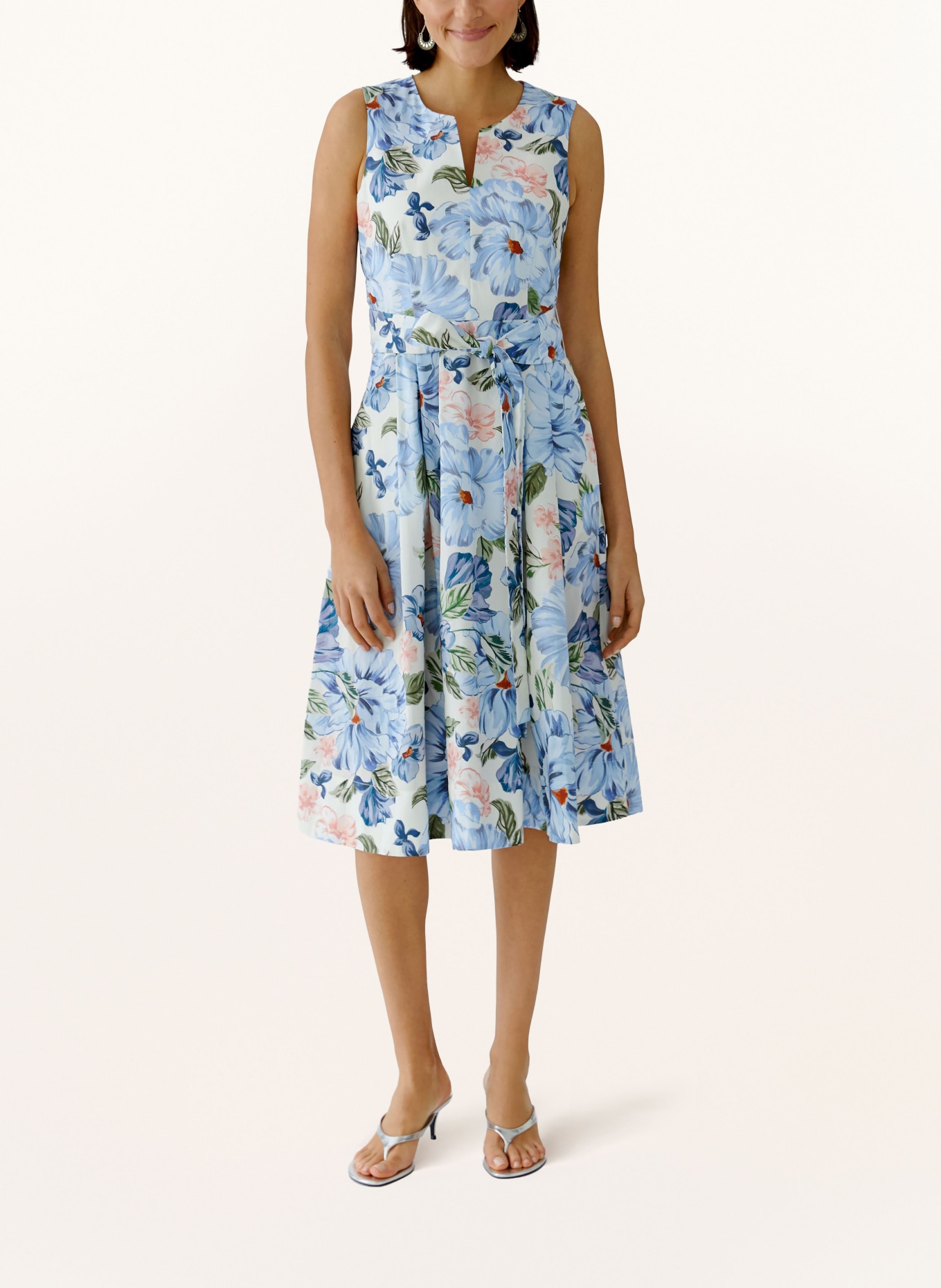 oui Kleid: BLAU / HELLROT / GRÜN