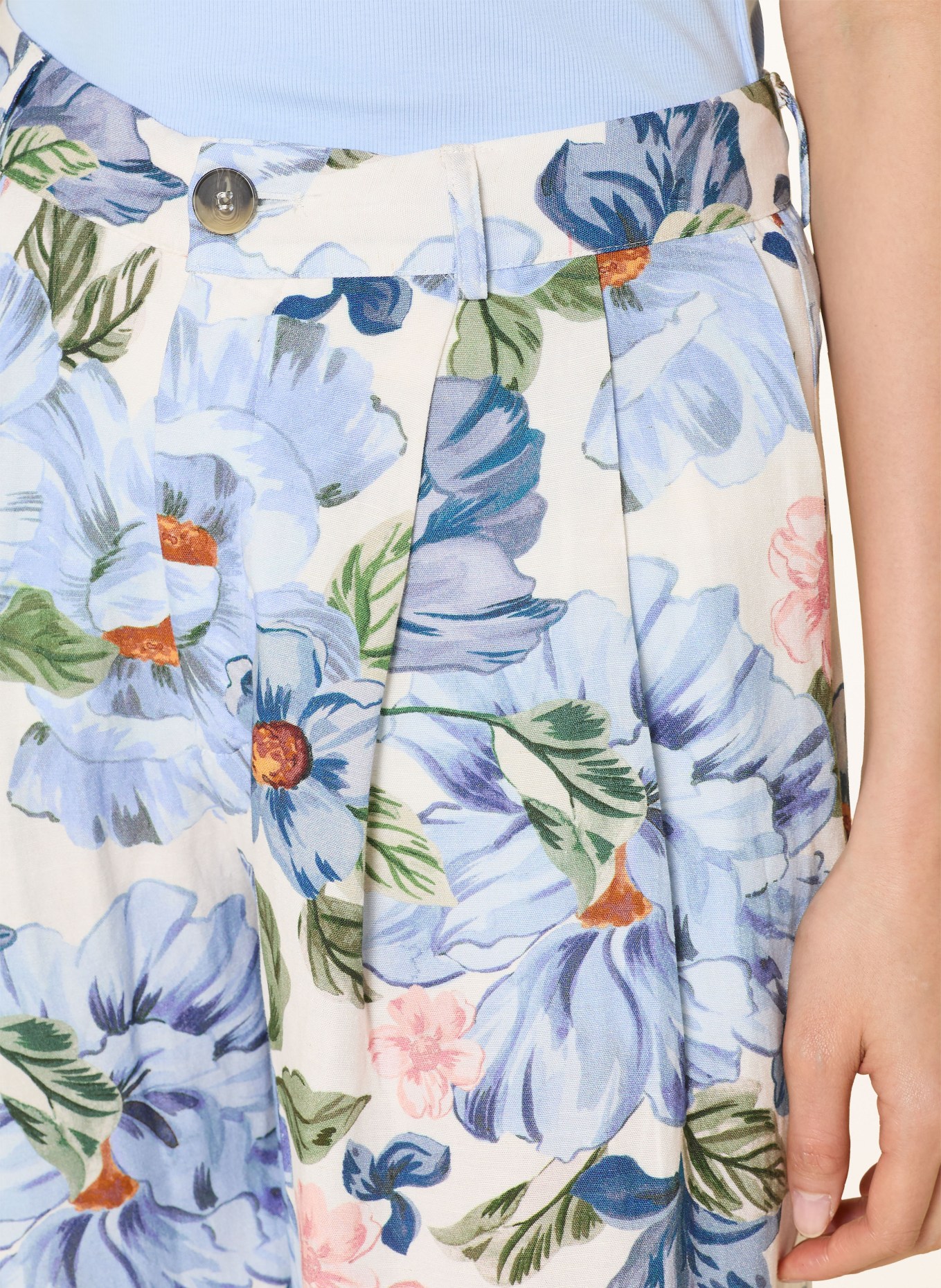 oui Marlenehose: BLAU / HELLROT / GRÜN