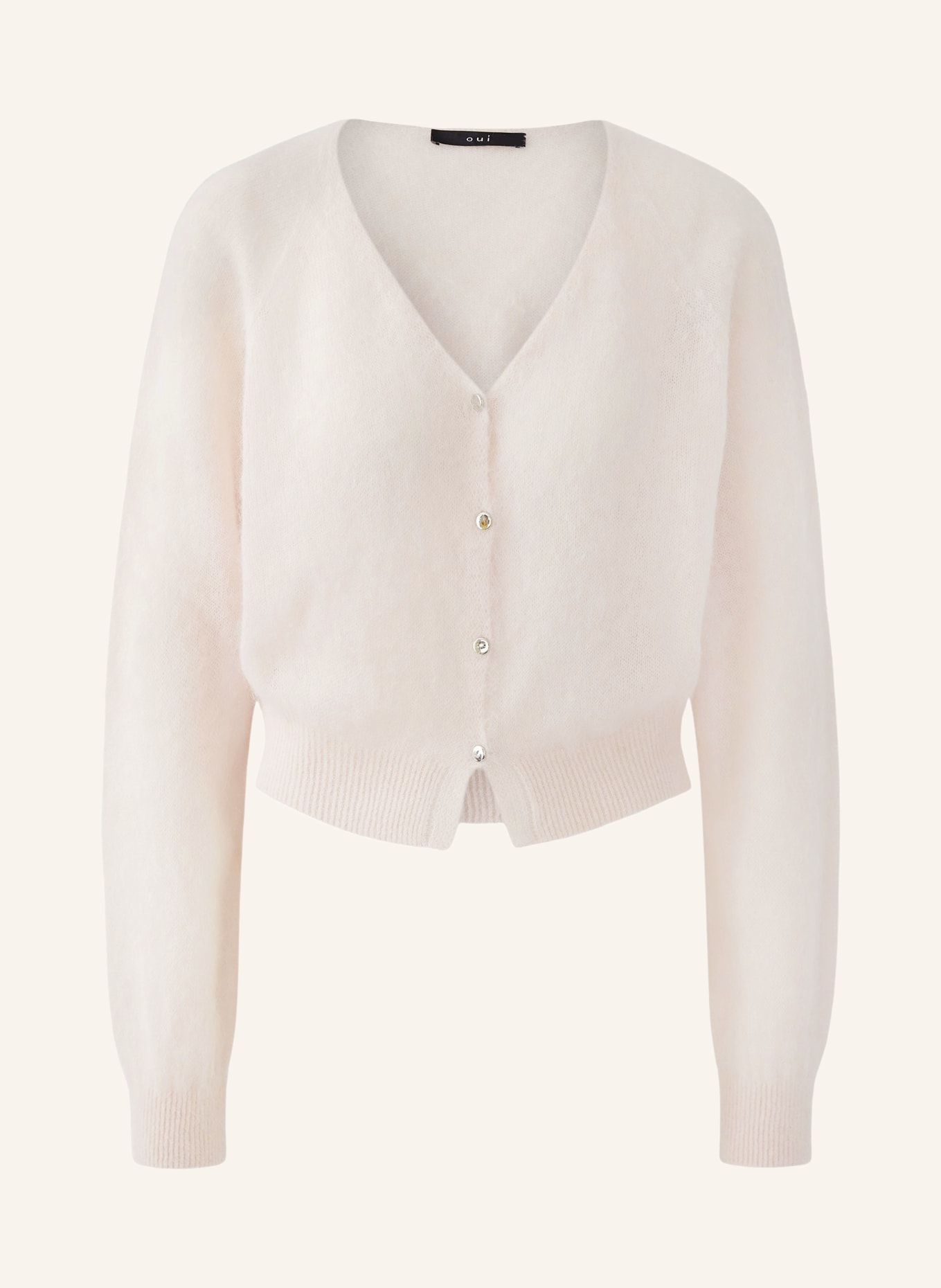 oui Kardigan z alpaki: JASNORÓŻOWY