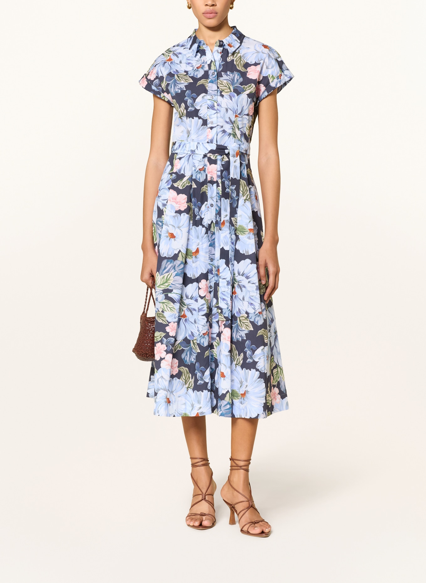 oui sukienka w stylu koszuli: NIEBIESKI / JASNOCZERWONY / ZIELONY