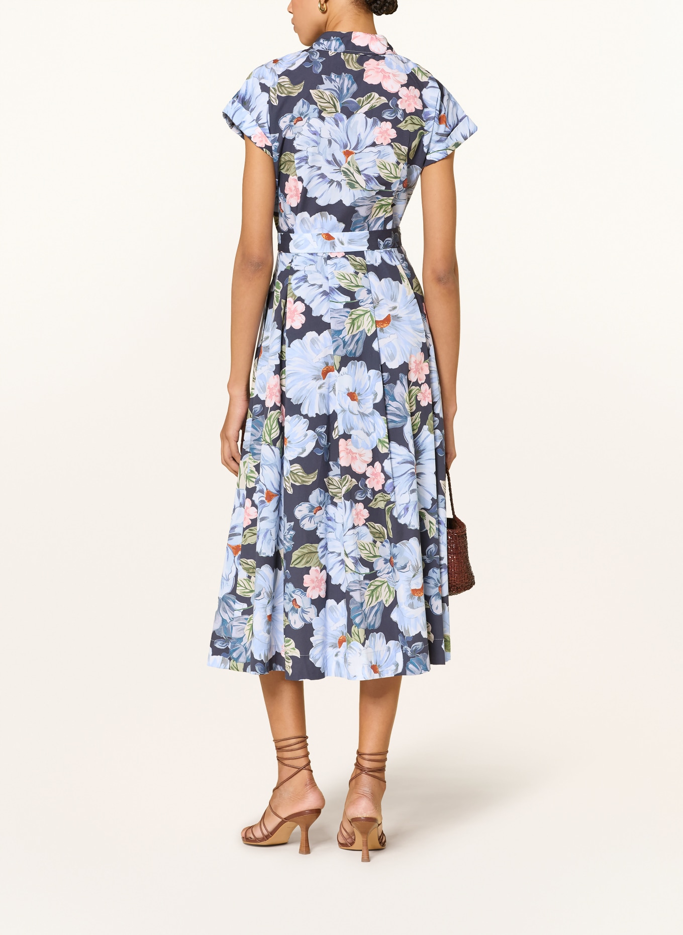 oui sukienka w stylu koszuli: NIEBIESKI / JASNOCZERWONY / ZIELONY