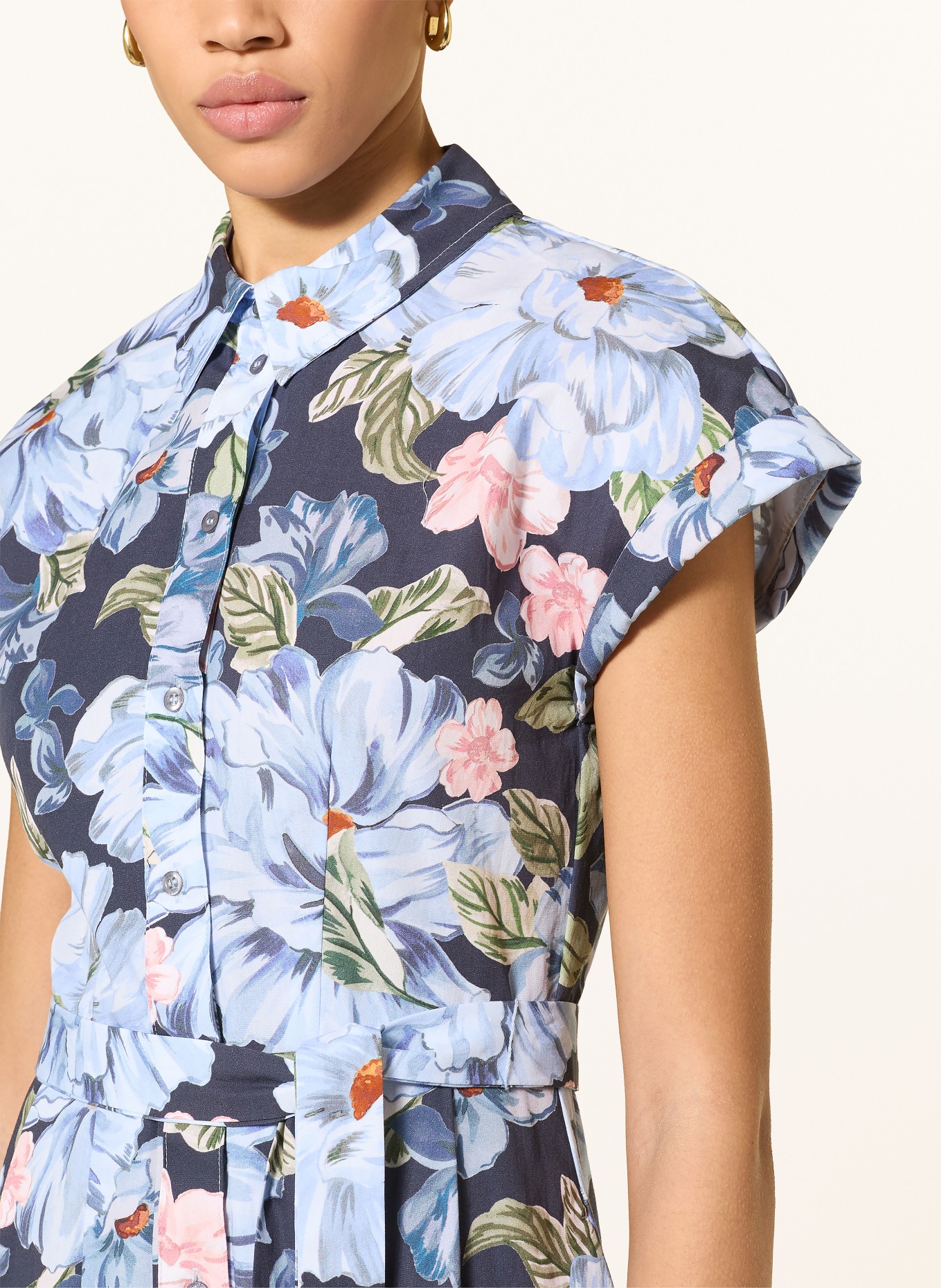 oui sukienka w stylu koszuli: NIEBIESKI / JASNOCZERWONY / ZIELONY