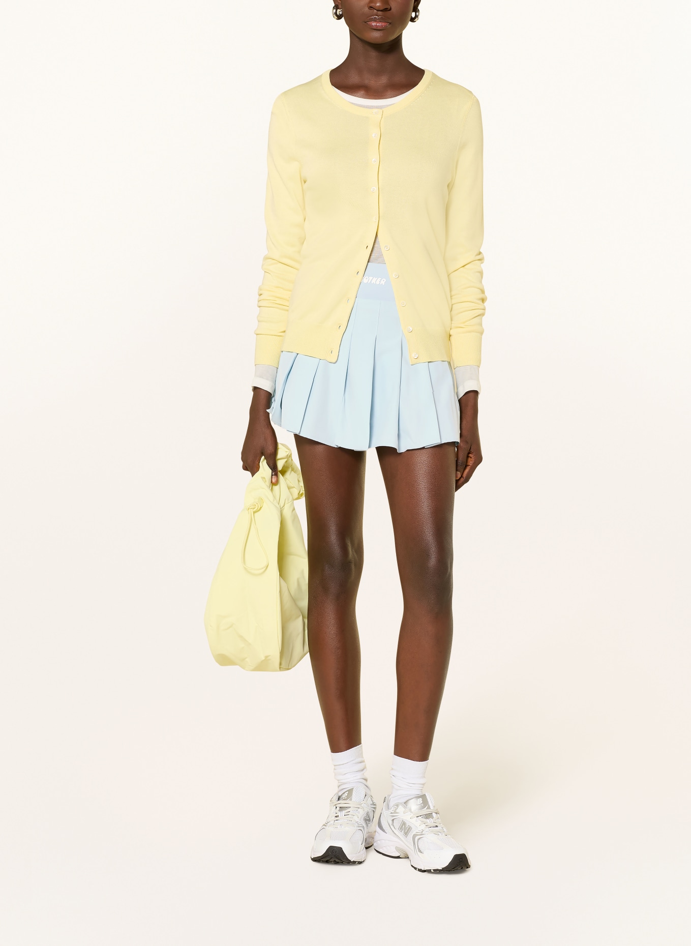 another COTTON LAB Skort: HELLBLAU / WEISS