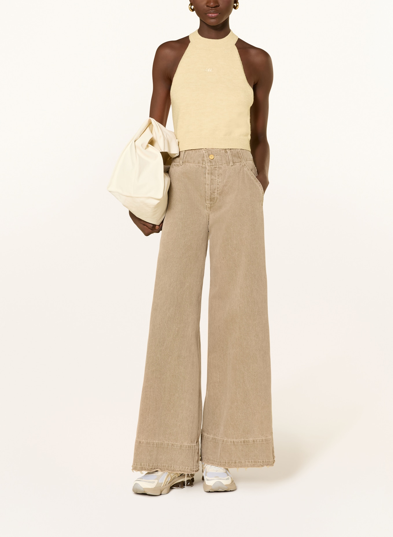 another COTTON LAB Stricktop: HELLBRAUN