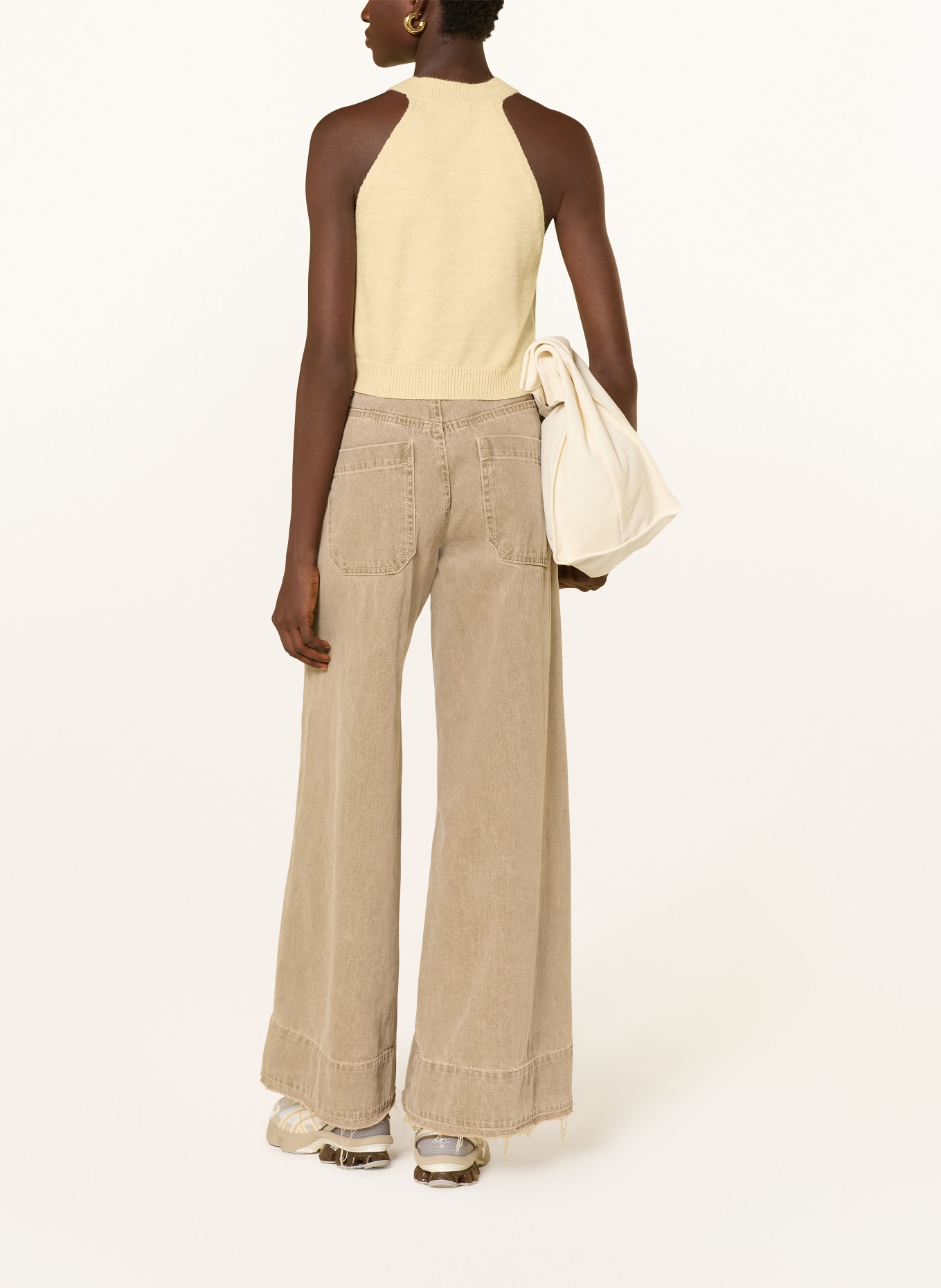 another COTTON LAB Stricktop: HELLBRAUN