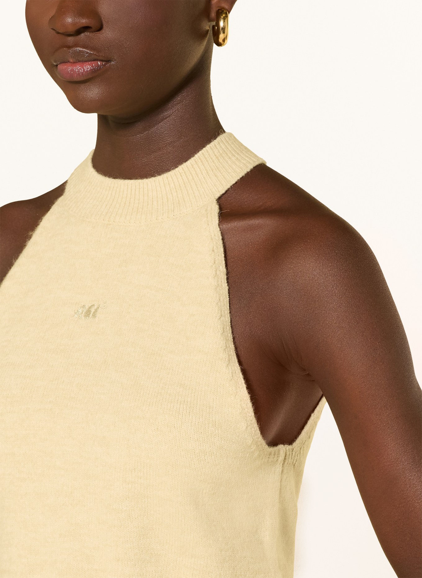 another COTTON LAB Stricktop: HELLBRAUN